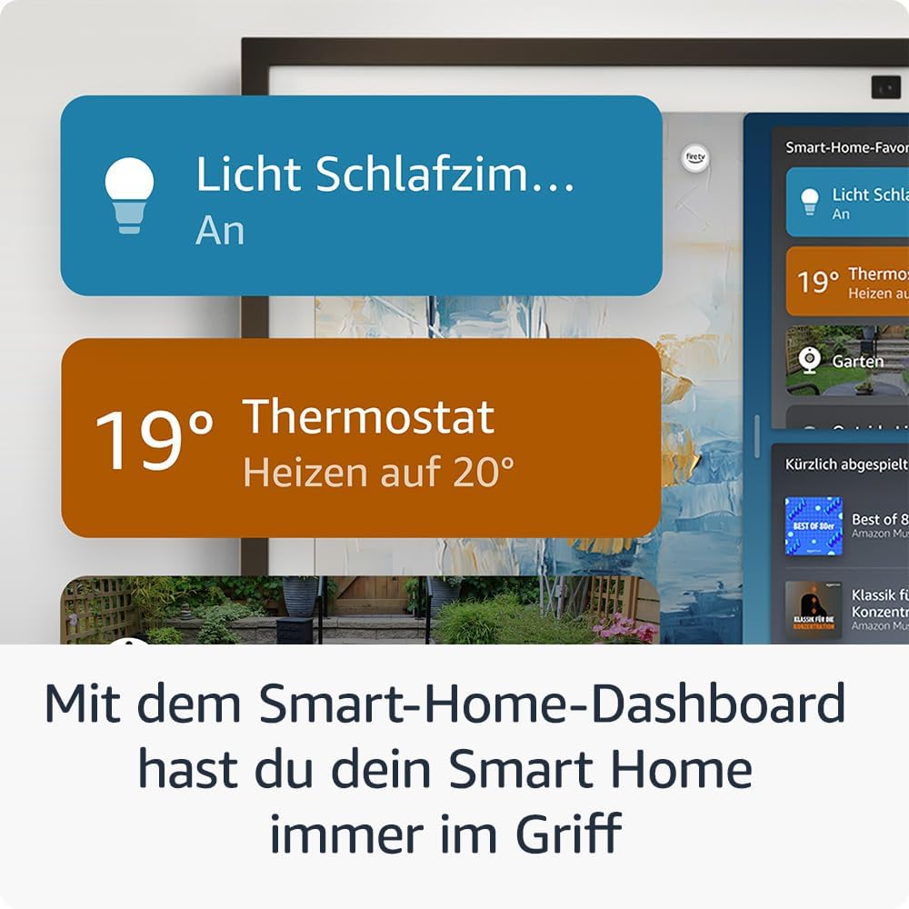 Zertifiziert und generalüberholt Amazon Echo Show 15 | 15,6-Zoll-Smart-Display in Full HD, mit integriertem Fire TV und Alexa-Sprachfernbedienung – Bild 5