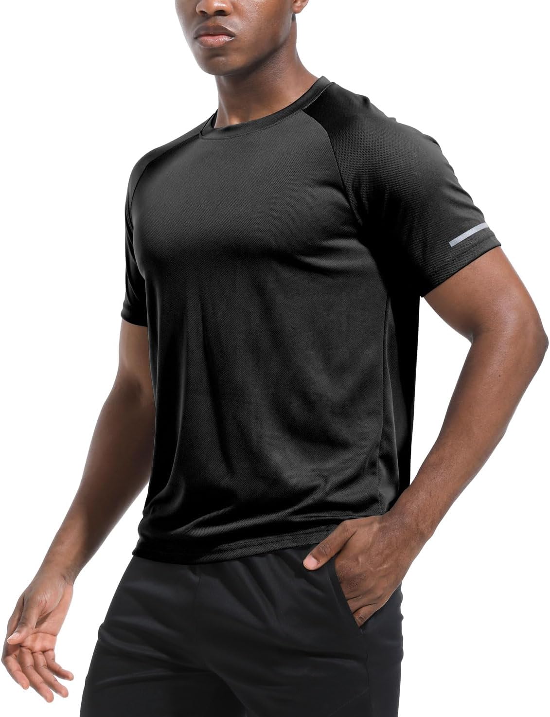 Boyzn 1, 3, 5 or 7er Pack Sport Tshirts Herren Kurzarm T-Shirts Funktionsshirt Laufshirt Schnelltrocknend Atmungsaktive Sport Shirt Sommer Fitnessshirt Trainingsshirt für Running Workout Bodybuilding – Bild 2