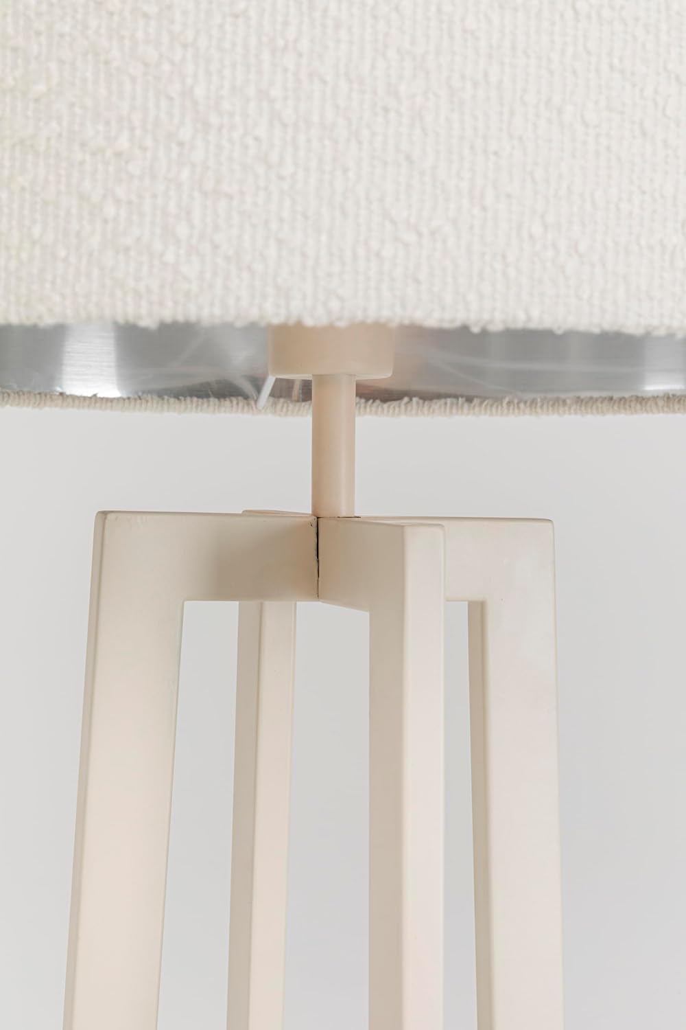Kare Design Stehleuchte Timon, Beige, 160x50x50 cm, Stehlampe, Leselampe, Lampe, Leinen Schirm, Leuchtmittel nicht inklusive – Bild 5