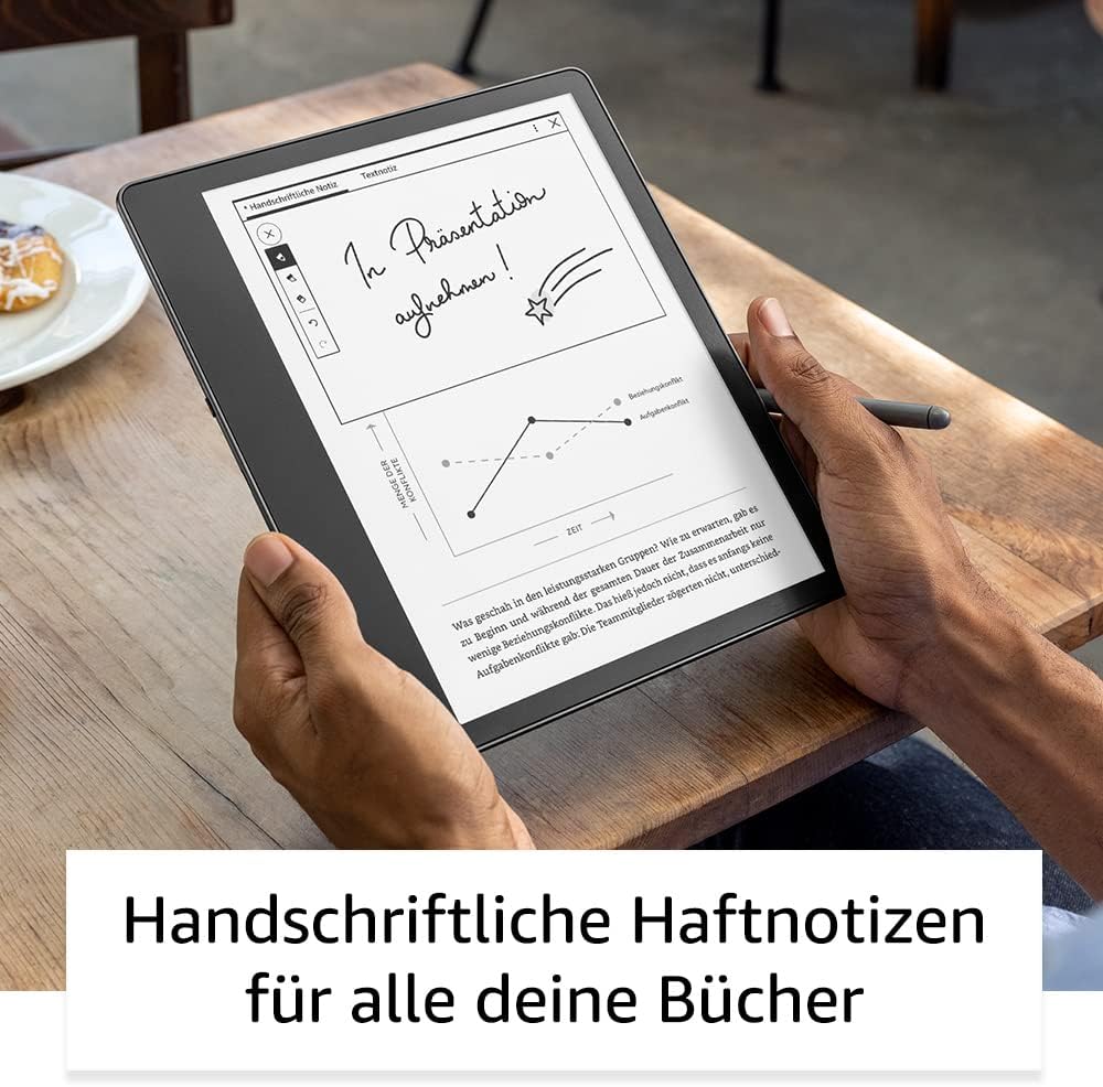 Zertifiziert und generalüberholt Kindle Scribe, der erste Kindle mit Schreibfunktion, mit 10,2-Zoll-Paperwhite-Display mit 300 ppi, mit Premium-Eingabestift | 16 GB – Bild 3