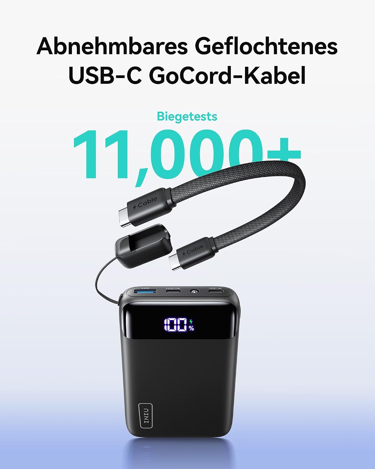 INIU 20000mAh Power Bank, Klein 22.5W Schnellladung Externe Handyakkus – Bild 8
