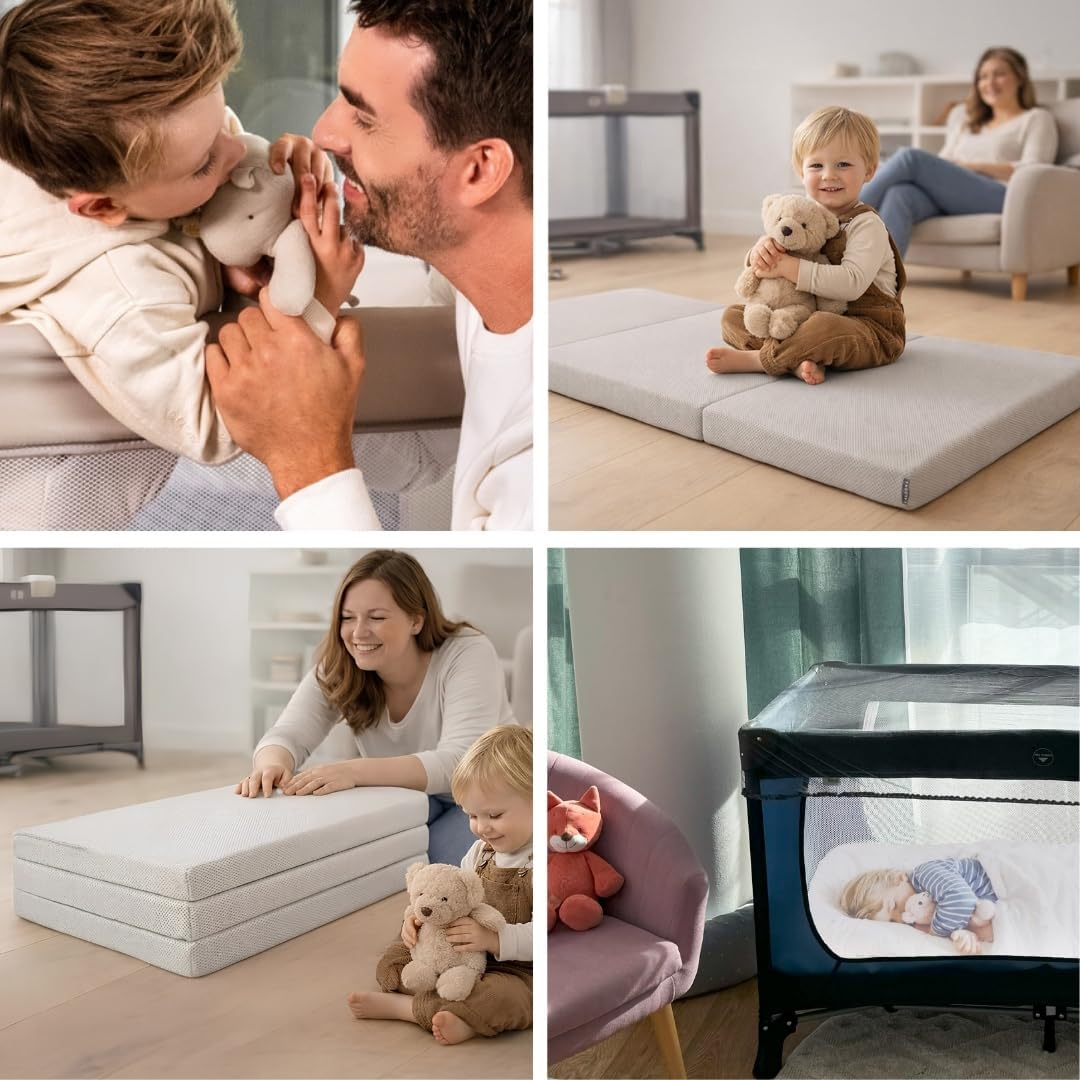 hauck Dream n Play Baby Reisebett Set - Beige – Bild 7