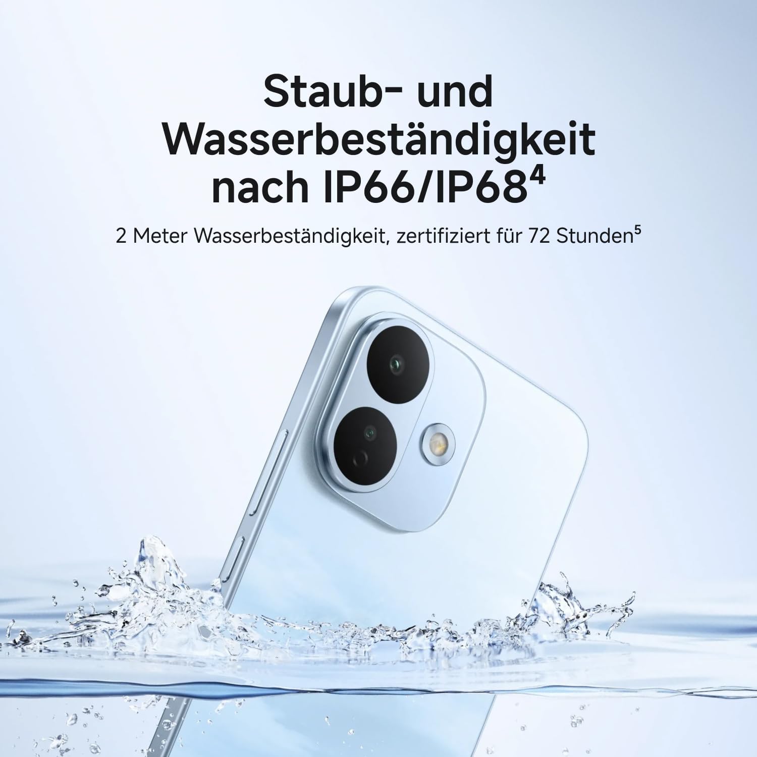 Xiaomi REDMI Note 17 Pro 5G, Smartphone 8+512 GB, Sky Blue, 8340 mAh Akku – Bild 6
