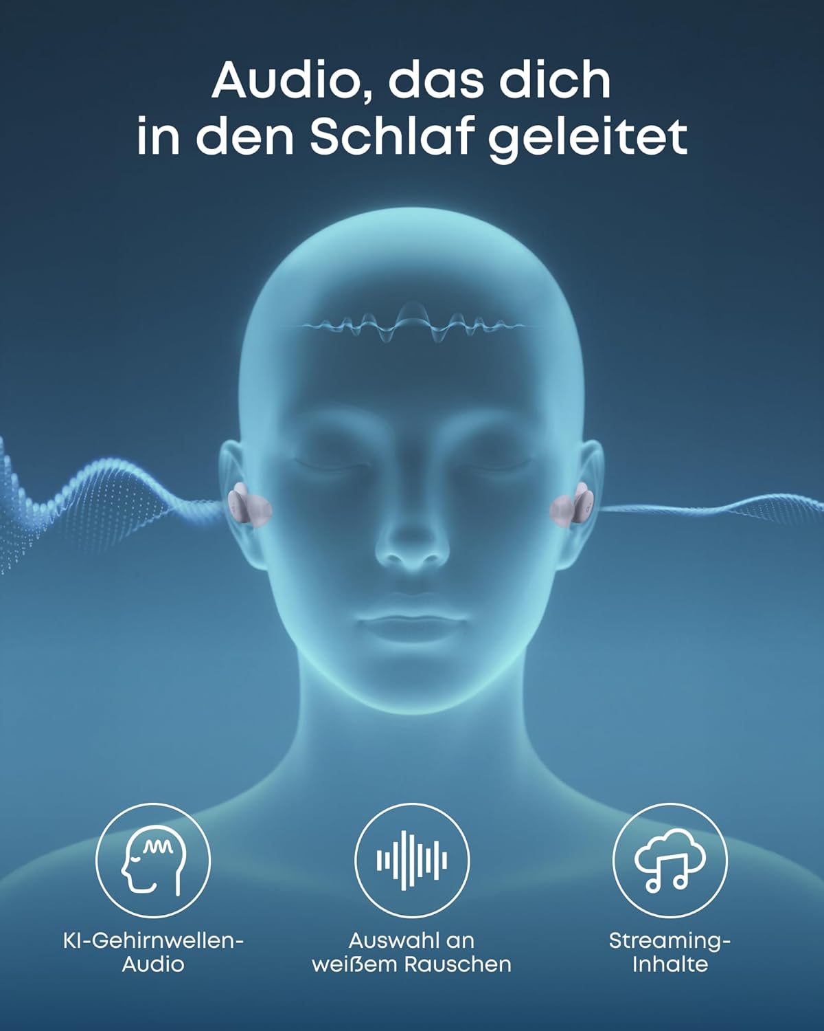 soundcore by Anker Sleep A30 Schlafkopfhörer, Geräuschmaskierung für Nächte – Bild 5
