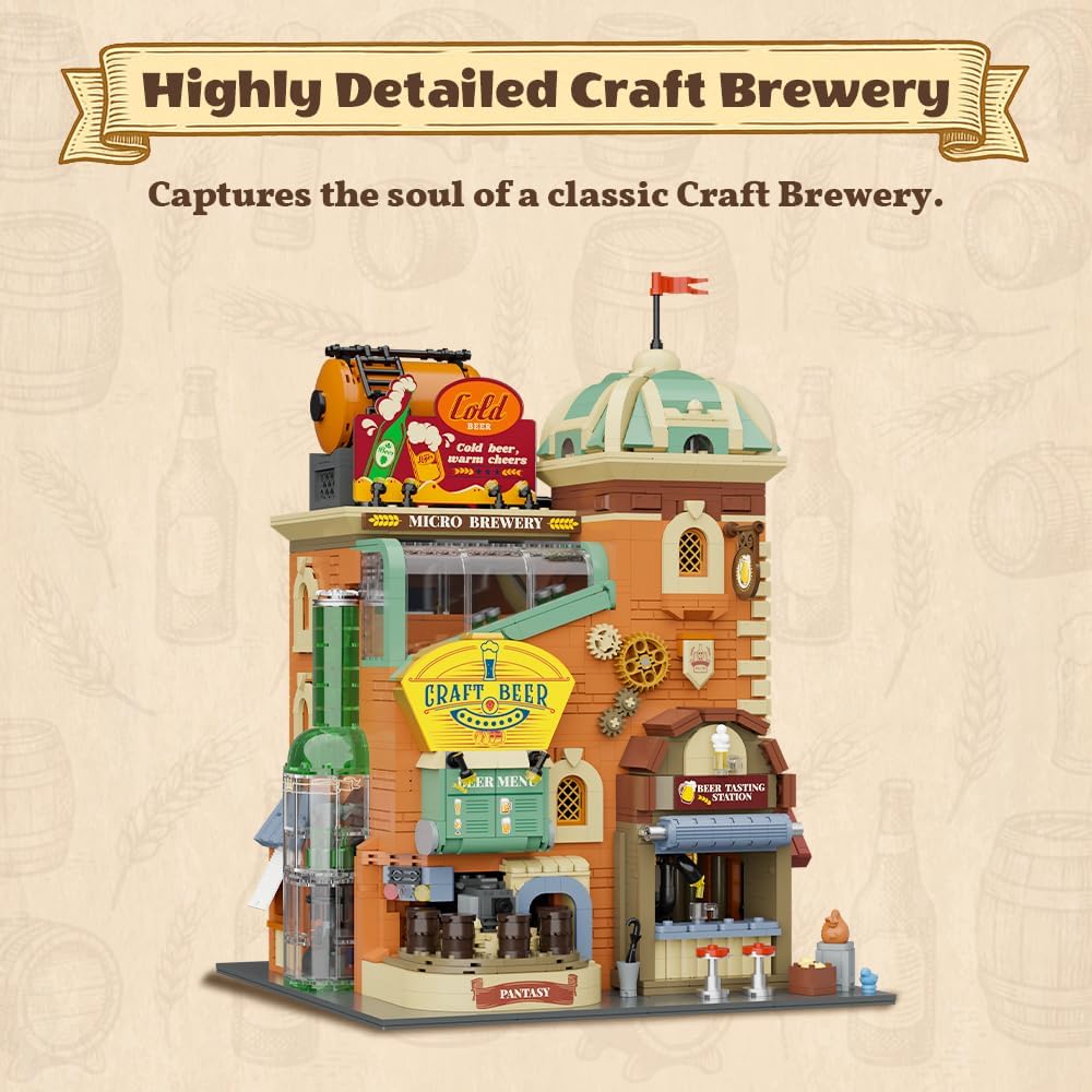 PANTASY Craft Beer Brewery Klemmbausteine Set für Erwachsene – Bild 6
