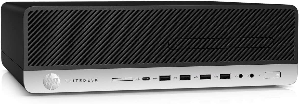 HP EliteDesk 800 G4 SFF Desktop PC, Intel Core i5-8500, 8GB RAM, 256GB SSD, WLAN, Bluetooth, US QWERTY Tastatur, Windows 11 Pro (Renewed) – Bild 4