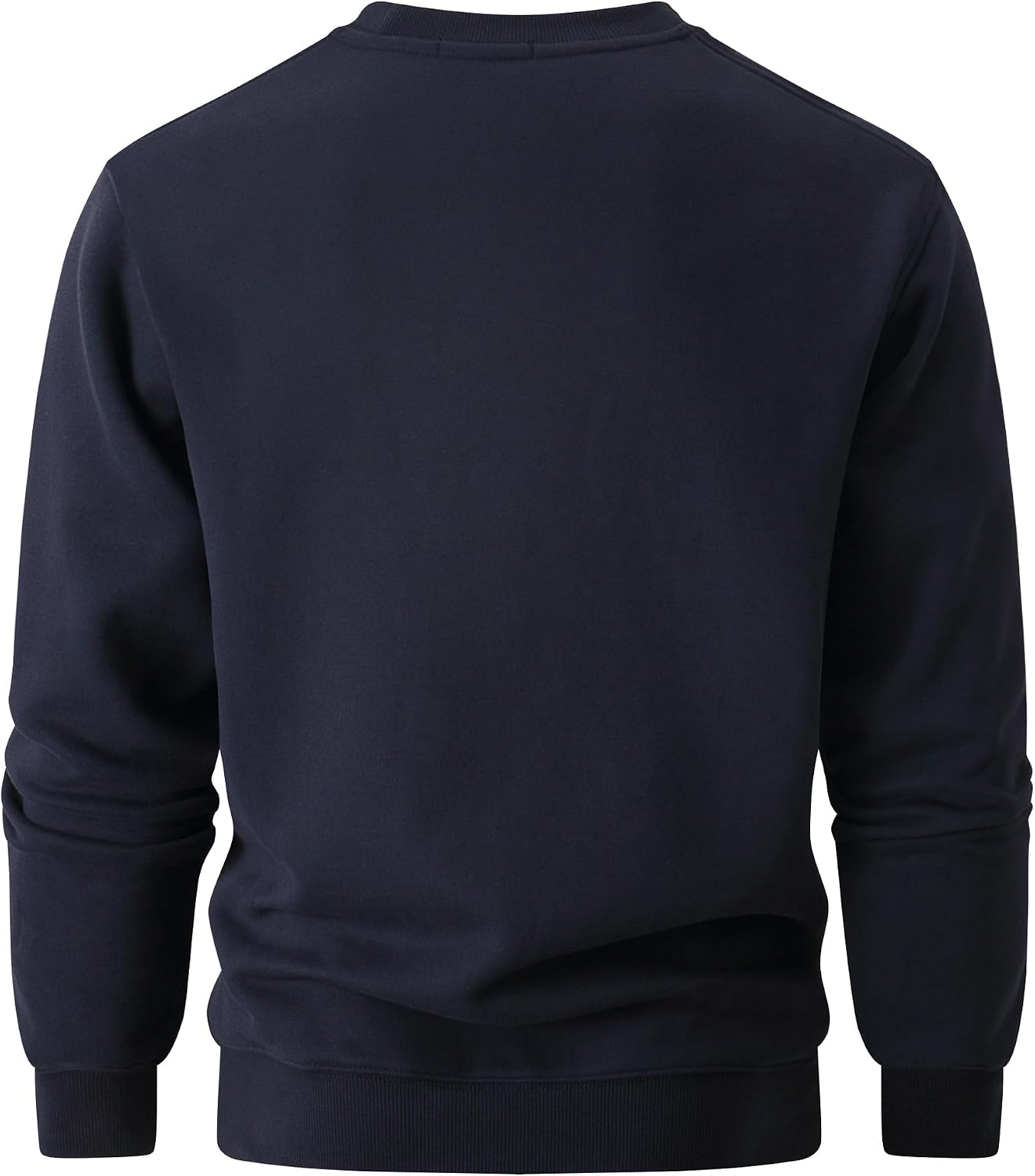 VEIISAR Herren Fleece Sweatshirt Pullover Locker Mitteldick – Bild 3