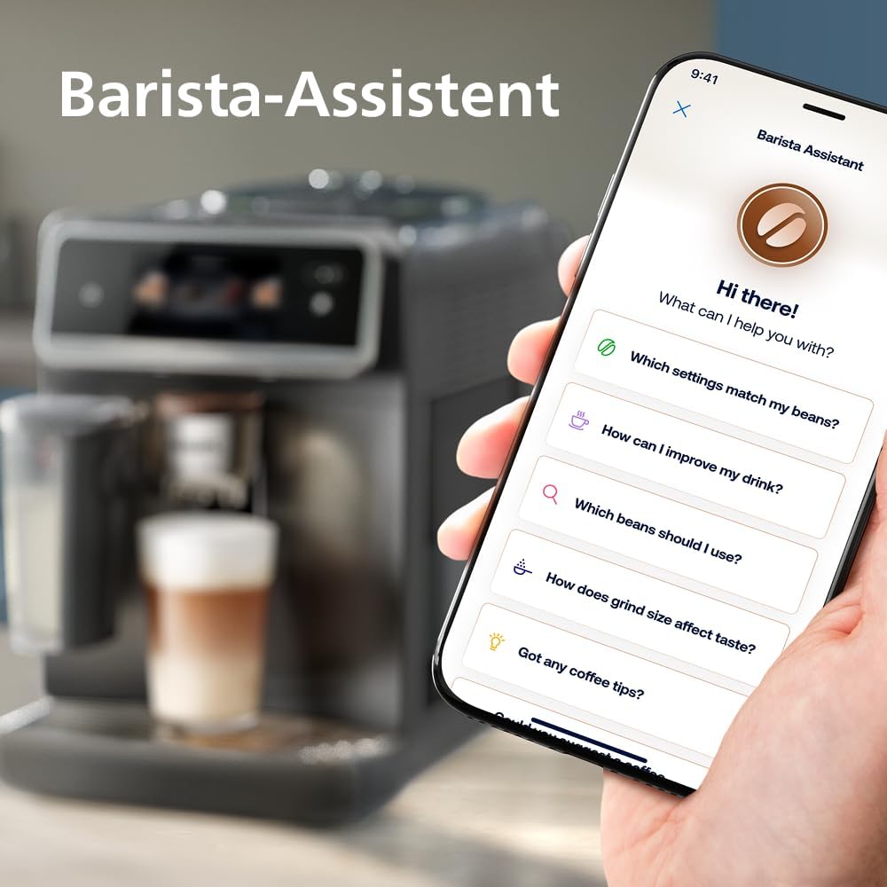 PHILIPS Kaffeevollautomat LatteGo Pro Aromis 8000, Schwarz, 50+ Getränke – Bild 8