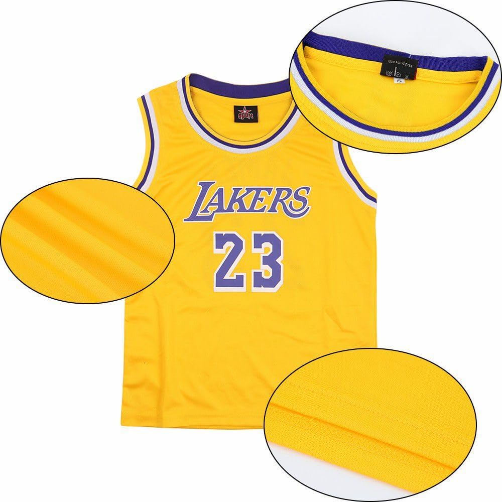 Basketball Trikot Kinder 2-teilig Jungen Shorts Ärmellos 4-14 Jahre – Bild 4