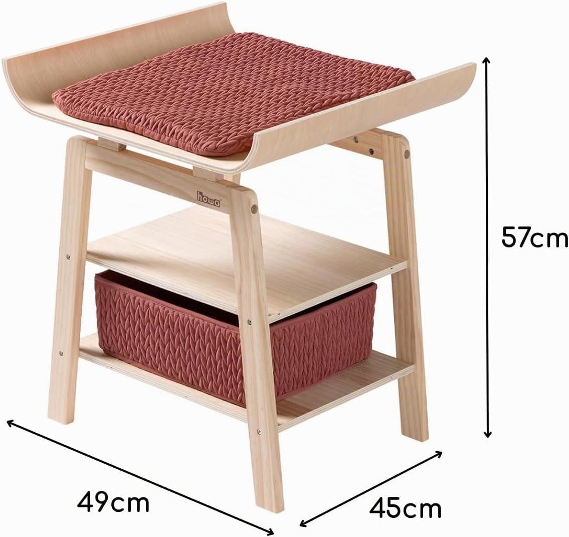 howa Puppenwickeltisch Wickelkommode für Puppen aus Holz Grace 2770 – Bild 6