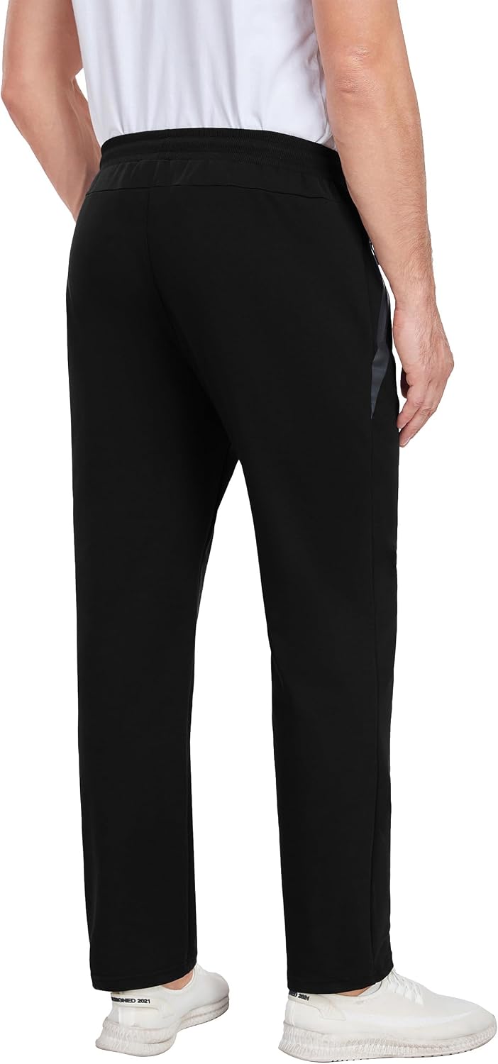 Jogginghose Herren 2er Pack Sweatpants Sporthose Trainingshose Lang Gym Fitnesshose Für Männer Mit Reißverschlusstaschen – Bild 2