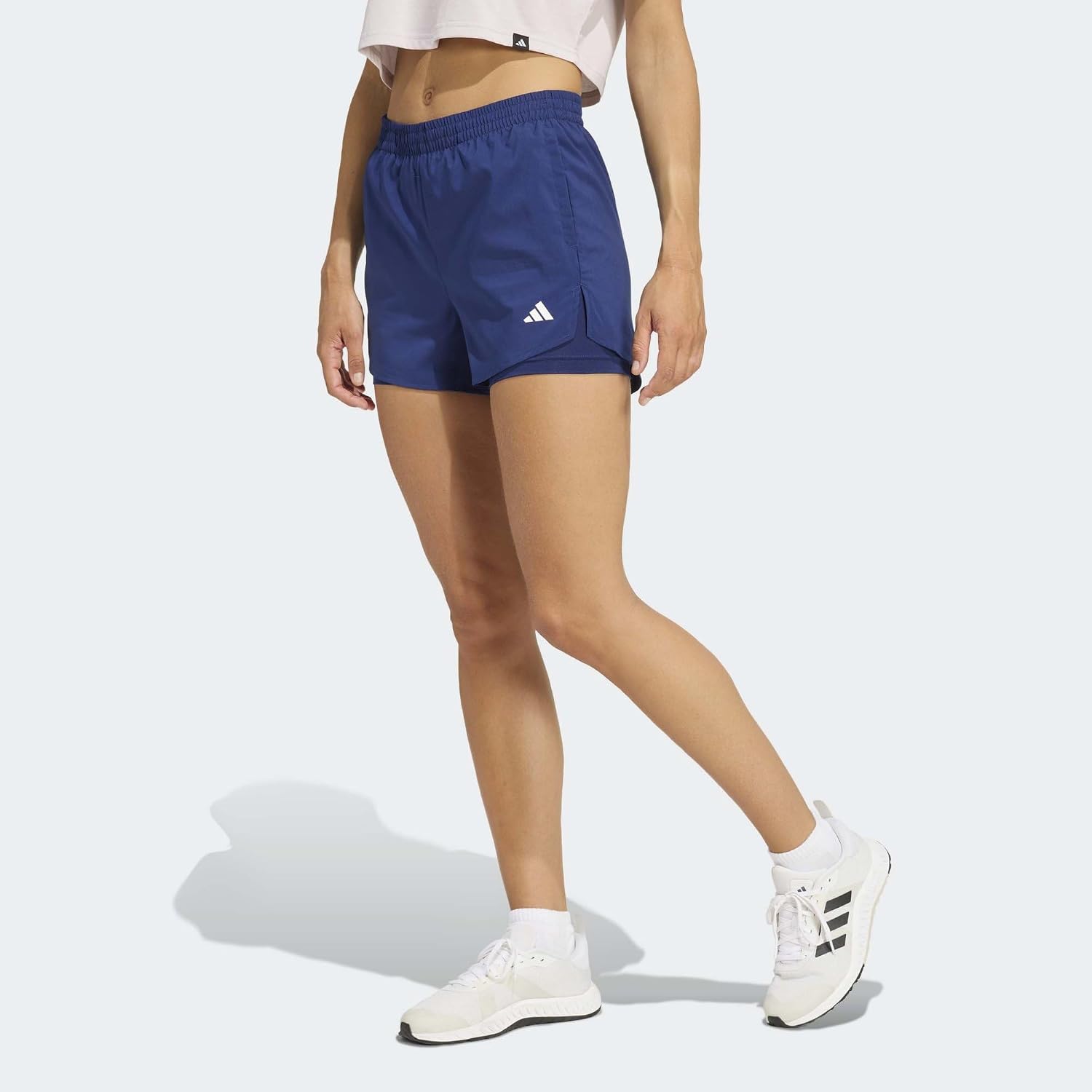 adidas Damen Shorts Workout Essentials 2in1 Shorts – Bild 2