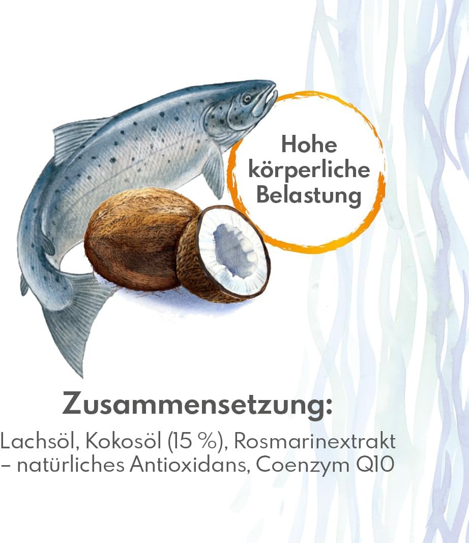 Eminent SalmoActive+ Lachsöl für Hunde & Katzen 250 ml – Bild 5