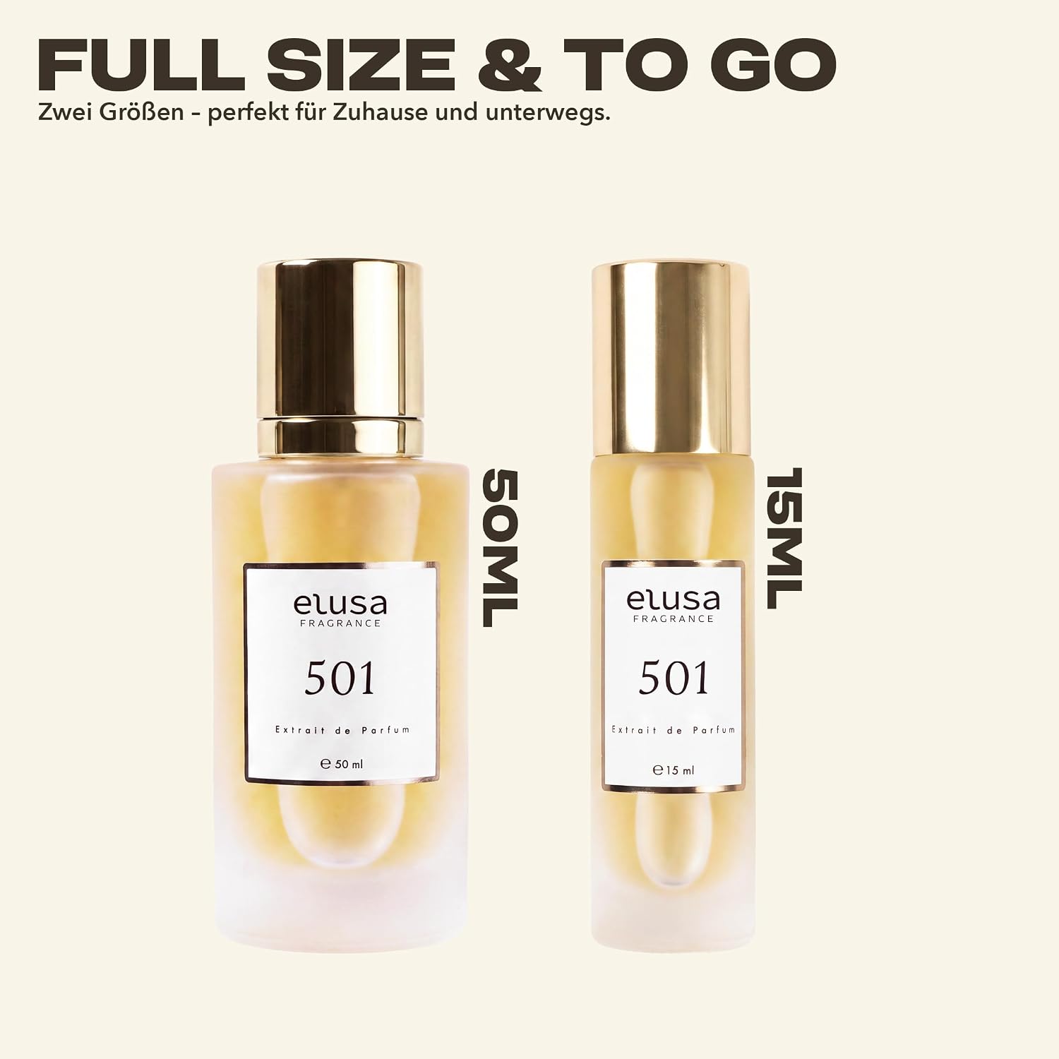 Elusa Fragrance 501 Extrait de Parfum 15ml – Unisex Parfum Damen Herren – Orientalisch Süßer Duft mit Rum, Tabak & Vanille – Langanhaltend & Sinnlich – Bild 6