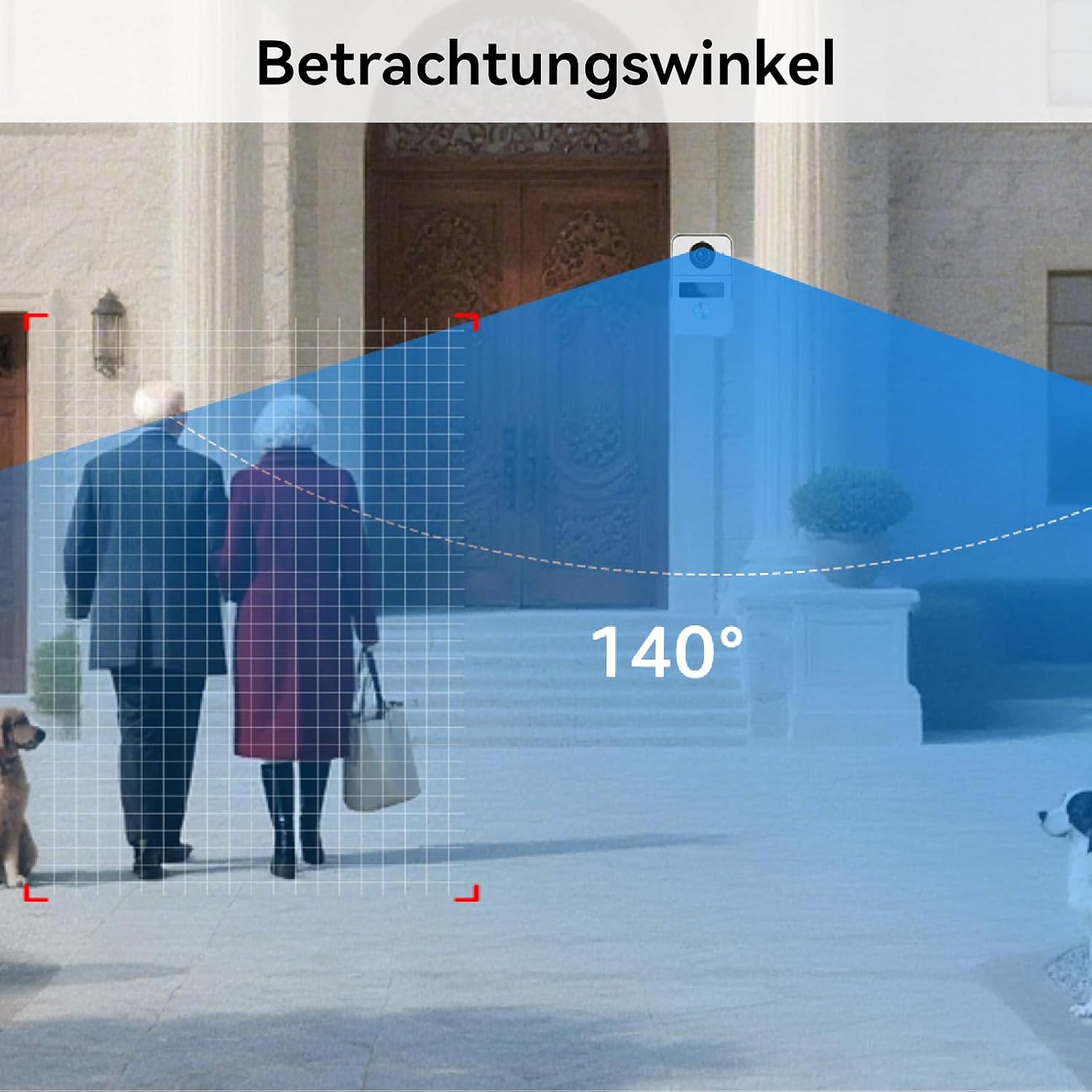 Video Türklingel mit Kamera, 2-Draht, Türsprechanlage mit 7" Farb-Touchscreen, Entsperren und Zwei-Wege-Audio, Gegensprechanlage mit Türöffner, Personenerkennung – Bild 9