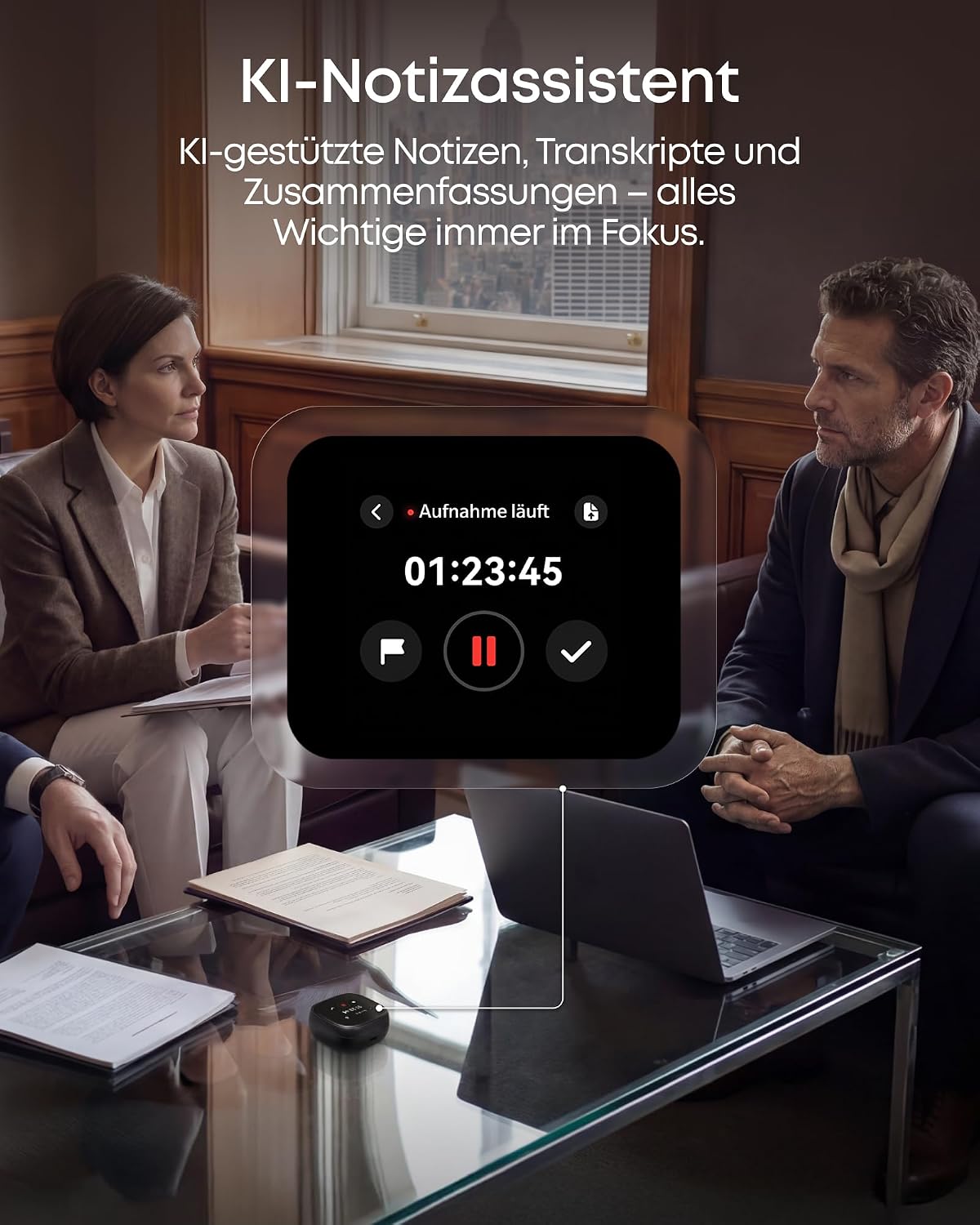 soundcore by Anker Liberty 5 Pro Max Noise-Cancelling Kopfhörer 1,78"AMOLED – Bild 4