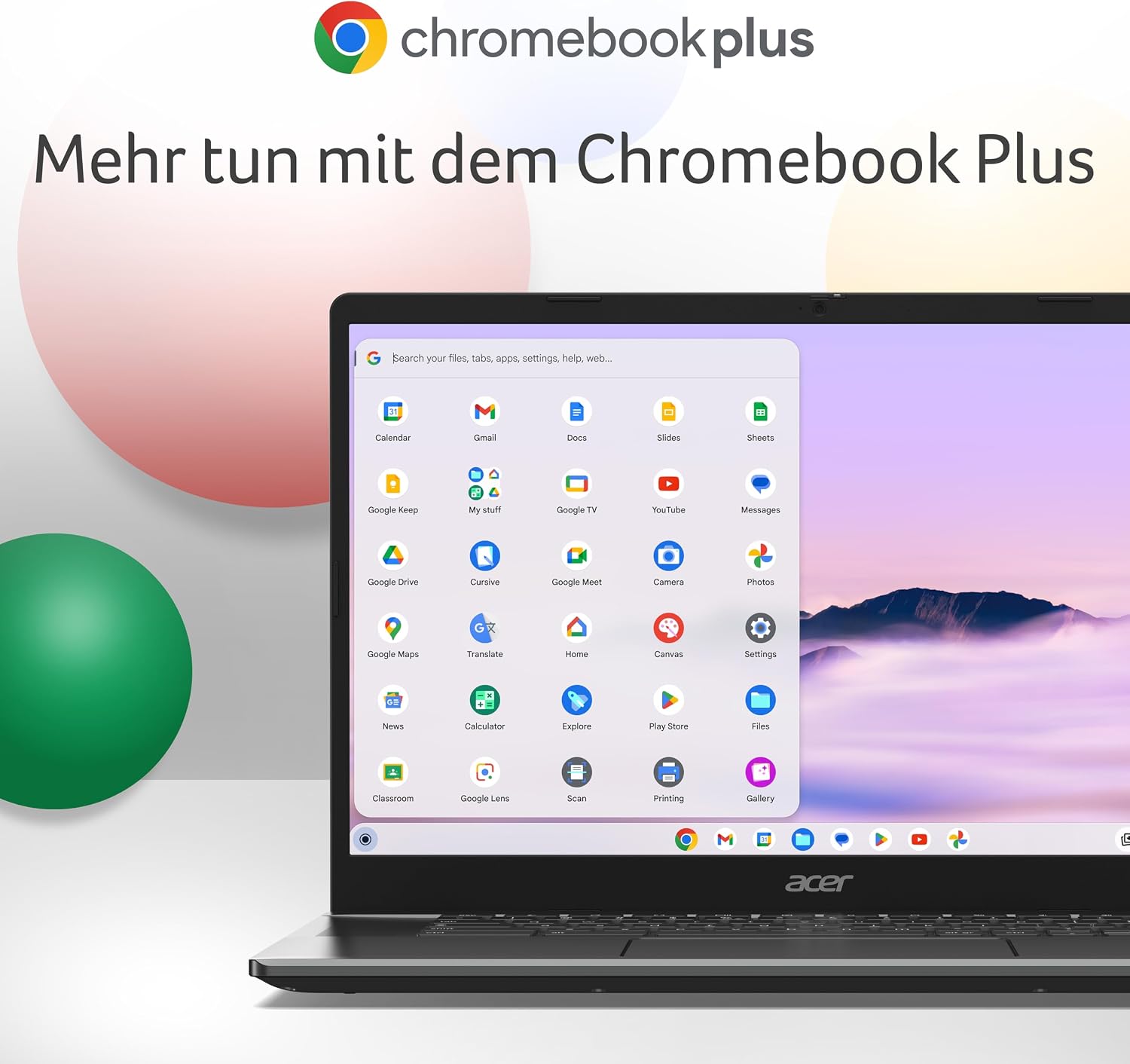 Acer Chromebook Plus 515| Laptop | Core i3 | 8GB | 128GB | mit Netzteil – Bild 4