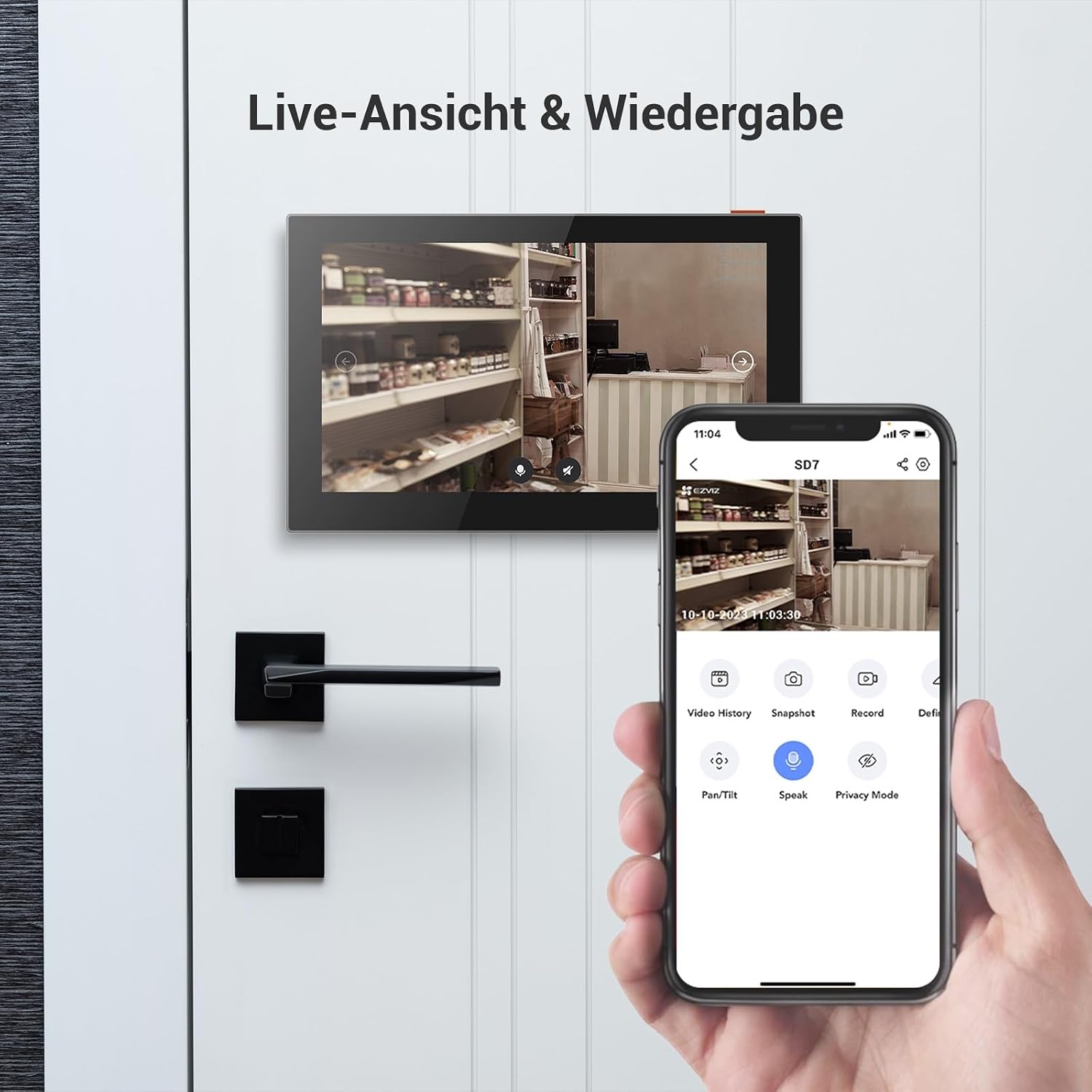 EZVIZ EP3x Kabellose Türklingel mit Smartem Bildschirm SD7, 2K & 2MP – Bild 14