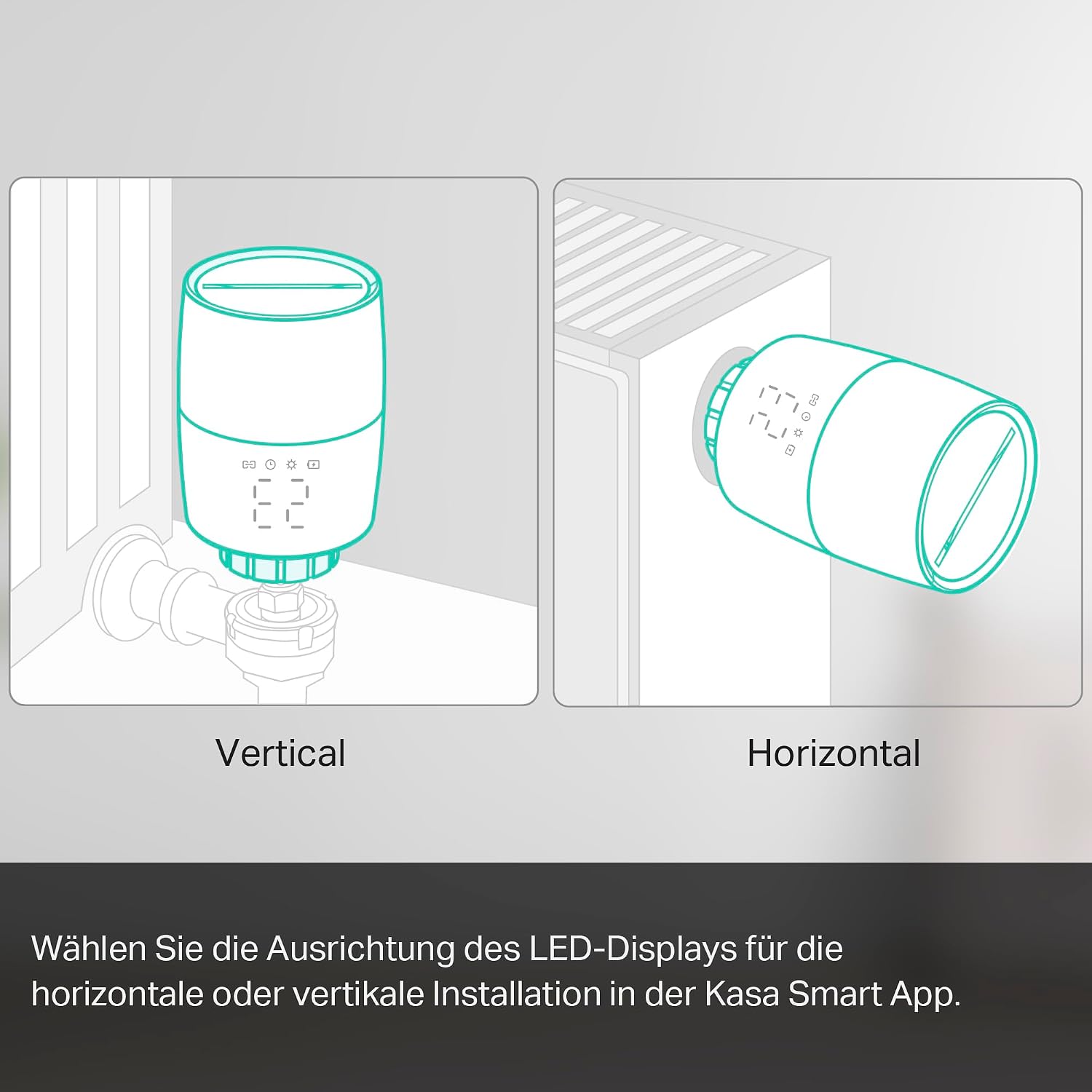 TP-Link smartes Heizkörperthermostat - Erweiterungseinheit, benötigt Kasa Hub, Heizungssteuerung (Kasa App, Zeitpläne, Geofencing, Fensteröffnungserkennung), Matter, Alexa, Apple Home – Bild 10