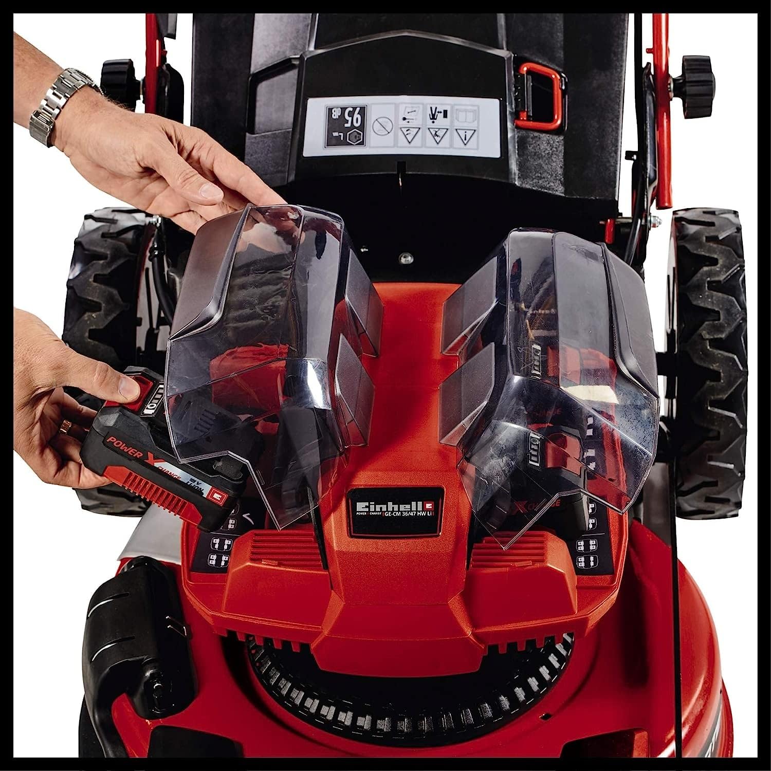 Einhell Professional Akku-Rasenmäher GP-cm 36/47 S HW Li Kit – Bild 7