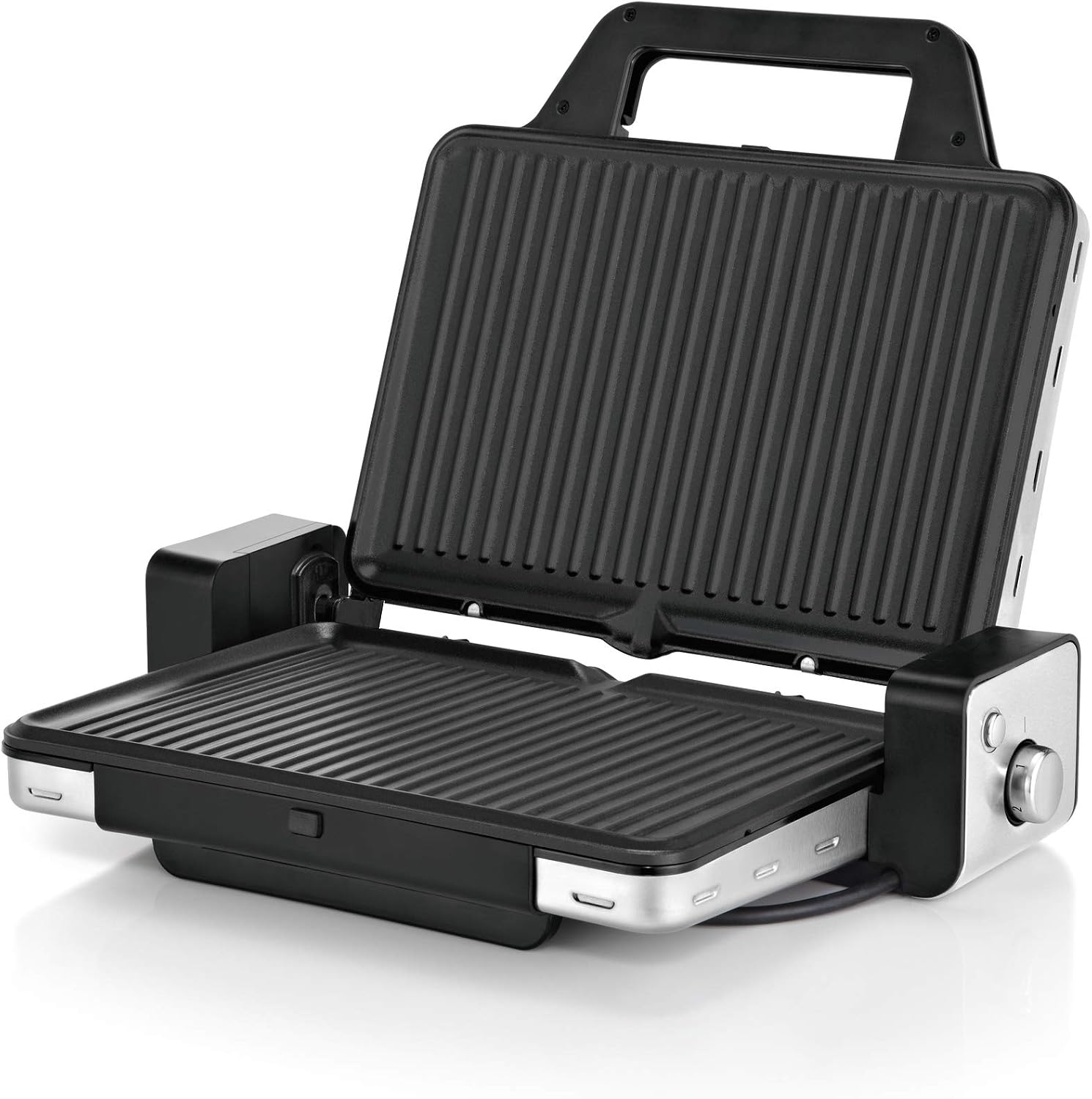 WMF Lono Kontaktgrill 2-in-1, Tischgrill, Plattengriller, Kontaktgrill abnehmbare Platten, spülmaschinenfeste Grillplatten, 2100 W – Bild 3