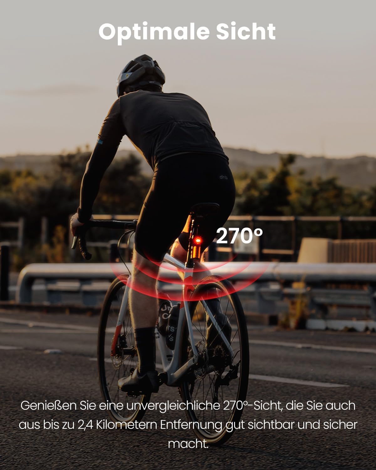 Magicshine SEEMEE R300-StVZO Radar Fahrrad Rücklicht LED I Aufladbar I StVZO zugelassen I Rücklicht Fahrrad, Fahrradlicht hinten, Fahrrad rücklicht led, LED Fahrradrücklicht mit 35.5 Stunden Akku – Bild 5
