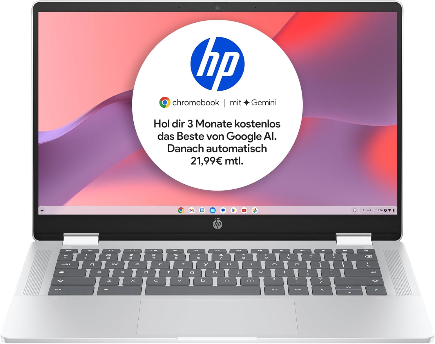 HP Chromebook x360 Laptop, 14" HD Touch, Intel N100, 4GB RAM, 128GB – Bild 2