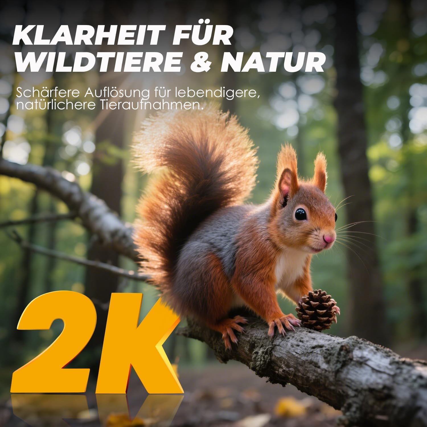 CEYOMUR Wildkamera, 850nm IR LEDs Wildkamera mit Bewegungsmelder Nachtsicht – Bild 2
