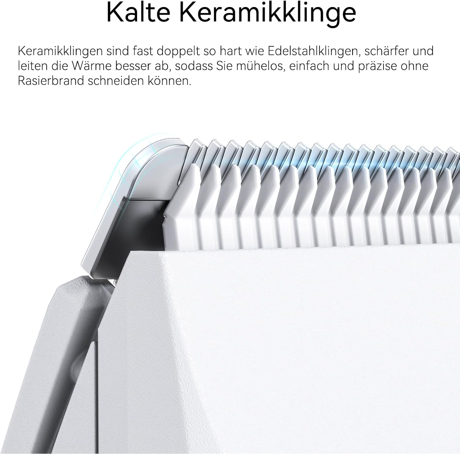Leise Schermaschine Katze Set,Profi Haarschneidemaschine für Katzen Hunde Verfilztes Fell Pfotenhaare mit Pflegeschere & Kamm,USB-C-Aufladung – Bild 5