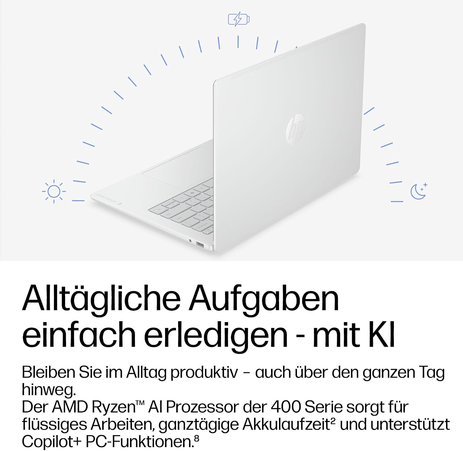 HP OmniBook 3 Laptop, 17,3" FHD, Intel Core Ultra 5, 16GB RAM, 512GB SSD – Bild 11