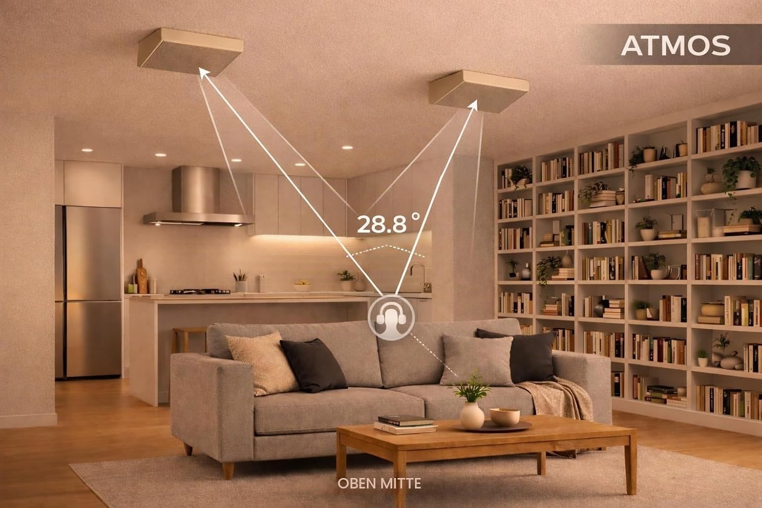Dynavoice Magic FX-4 Weiß – Surround Lautsprecher für Heimkino (Paar), Wand- oder Deckenmontage, Kompatibel mit Dolby Atmos. – Bild 4
