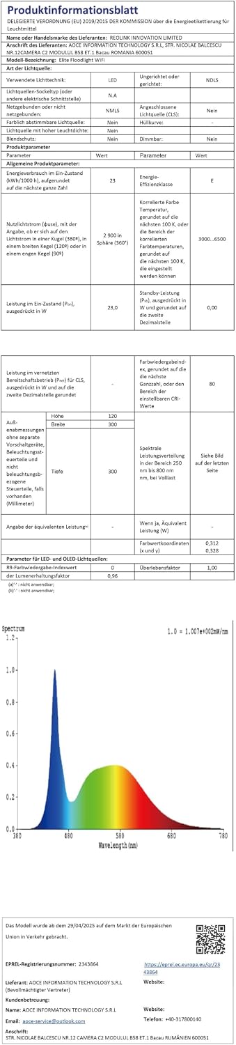 Reolink 4K 8MP Wi-Fi 6 Überwachungskamera Aussen mit 3000 Lumen Flutlicht – Bild 10