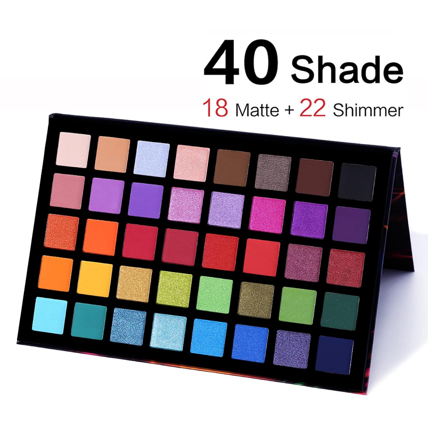 UCANBE Spotlight Lidschatten Palette Bunt 40 Farben – Bild 2