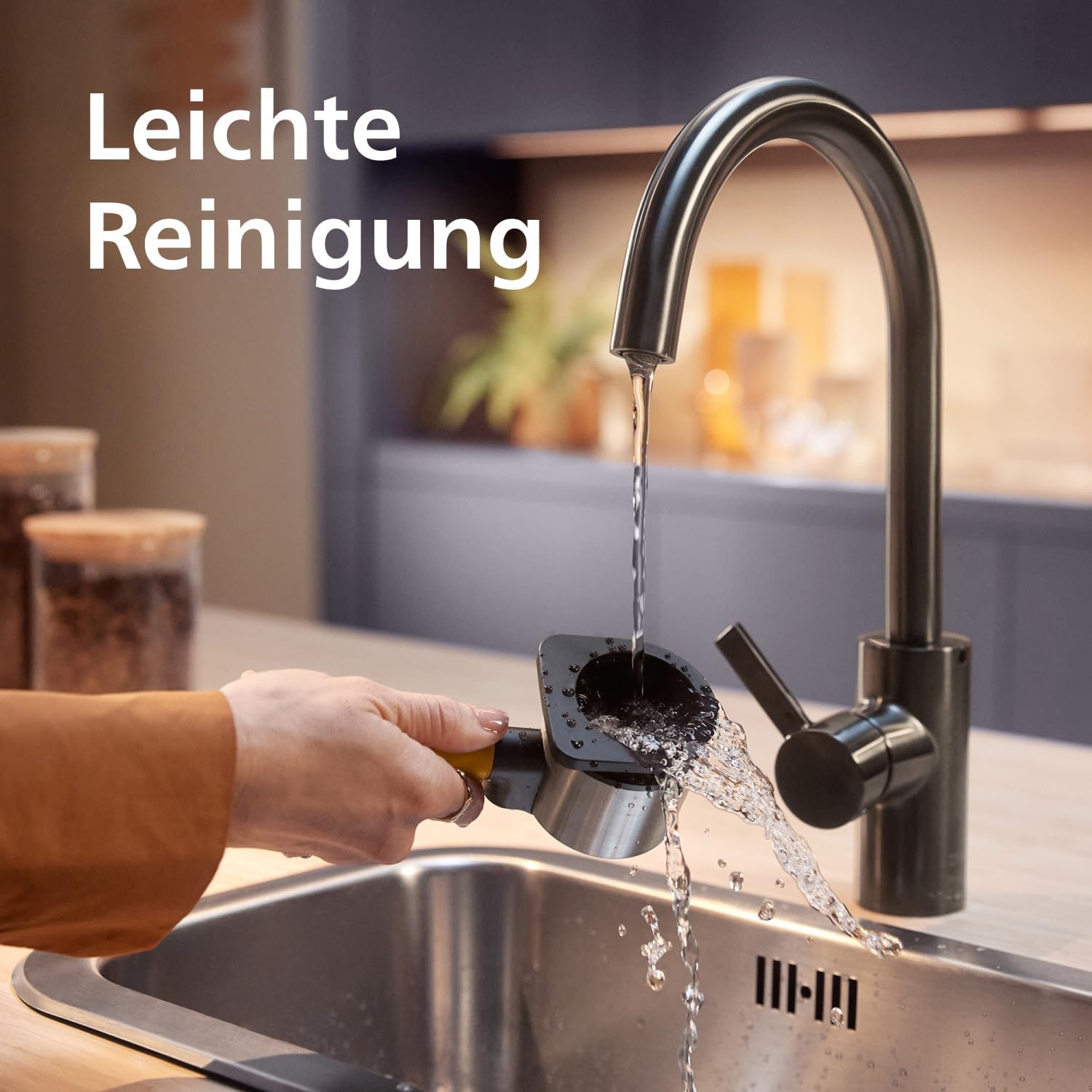 PHILIPS Baristina Espressomaschine mit Milchaufschäumer, Weiß, 16 Bar – Bild 6