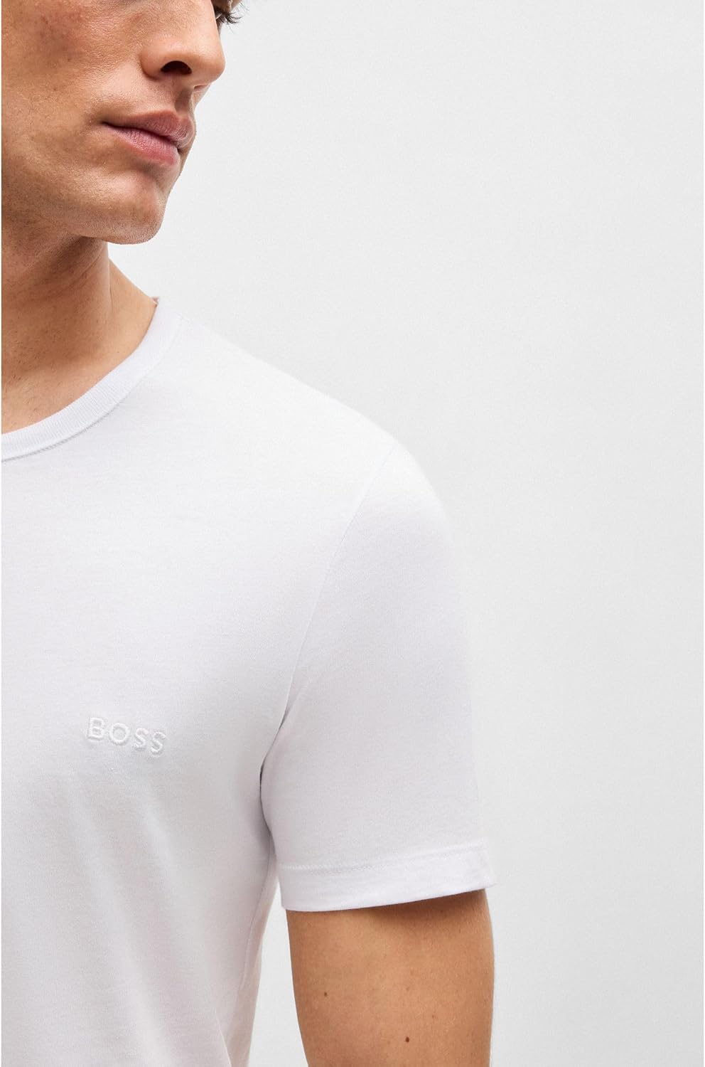 Hugo BOSS Herren Tshirt Rn 3p Classic 10243514 01 T-Shirt – Bild 5