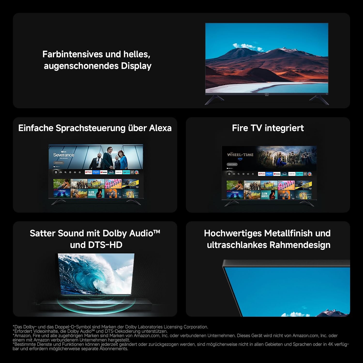 Xiaomi TV F 32 2025, 32" HD Smart TV Fire OS7 Triple Tuner L32MB-FAEU – Bild 2