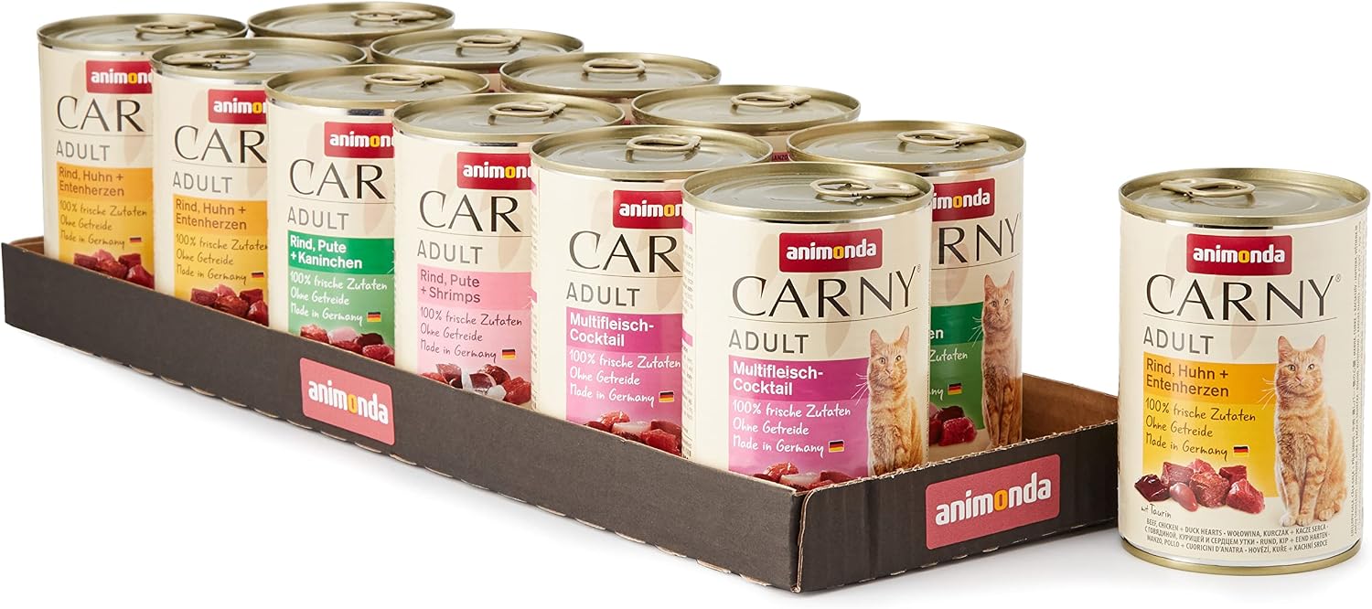 animonda Carny Adult Katzenfutter nass Kräftige Variation (12 x 400g) – Bild 6