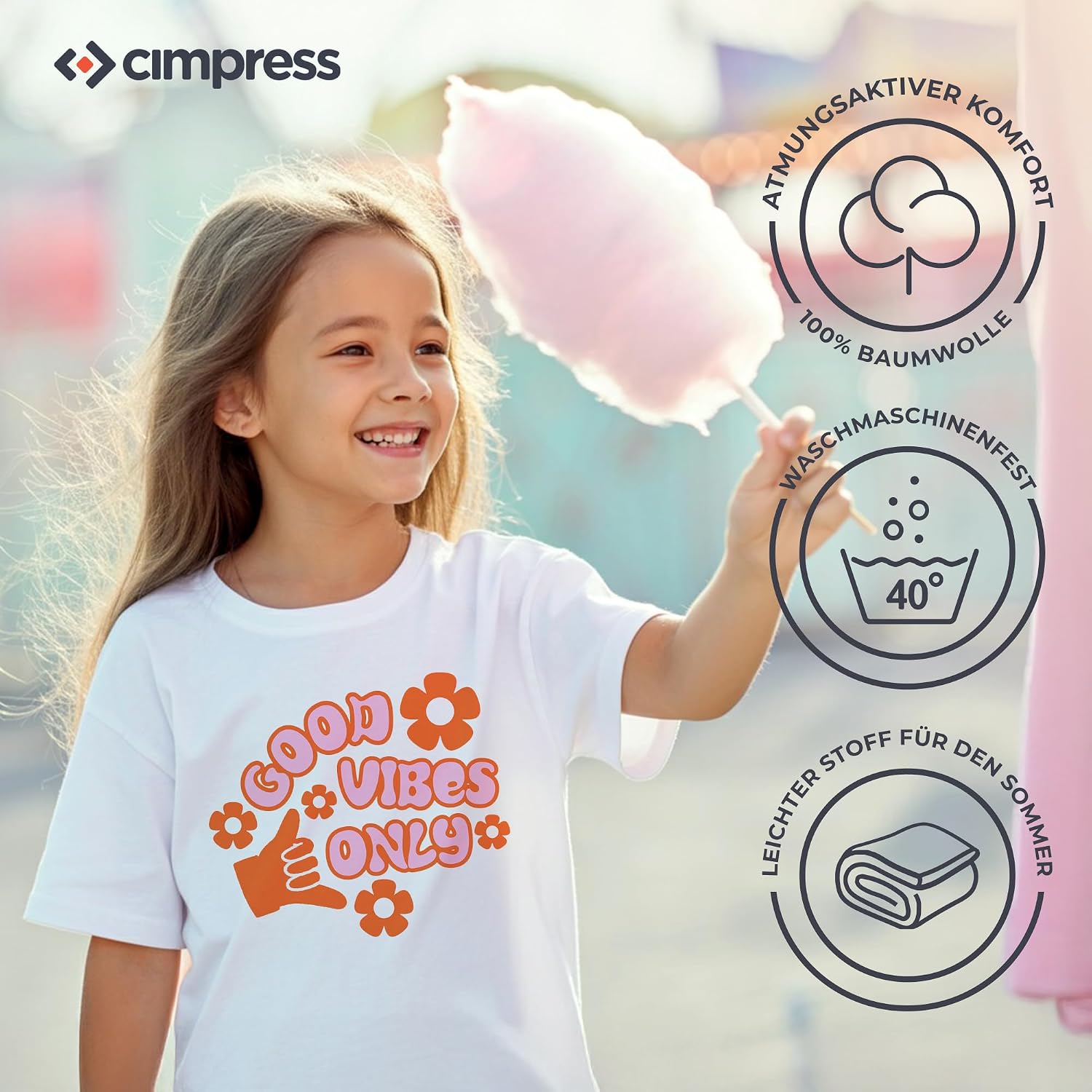 Cimpress Kinder T-Shirt, Personalisierbar mit Foto, Name oder Design, 100% Baumwolle, Regular Fit, Maschinenwaschbar, Für Jungen & Mädchen in mehreren Größen – Bild 4