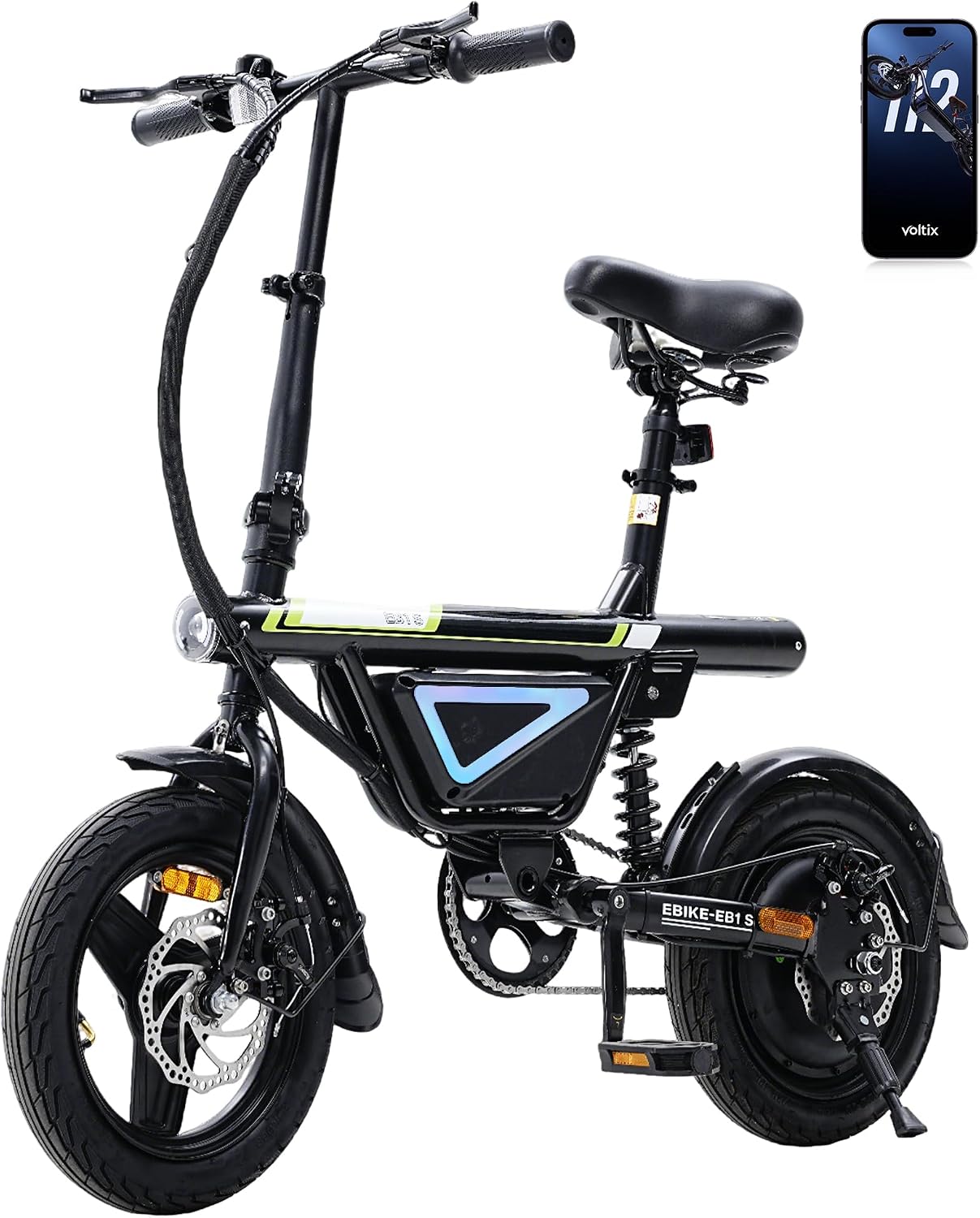 Klappbares City E-Bike mit App-Steuerung Max 50Km Reichweite – Bild 9