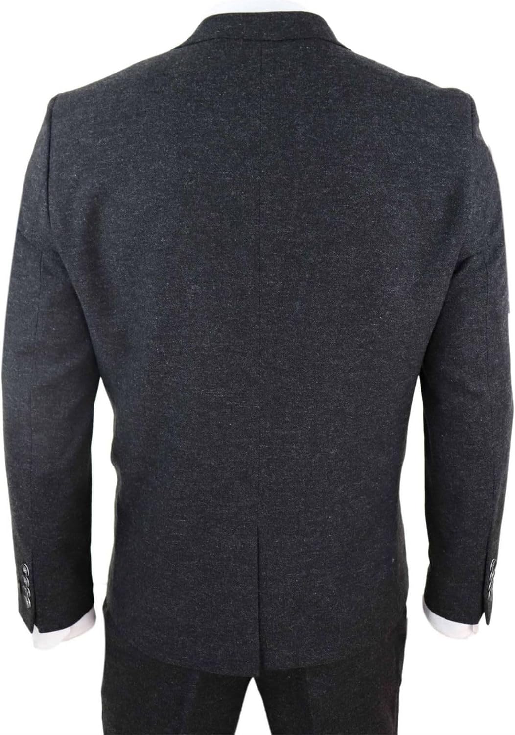 Herrenanzug 3 Teilig Wollenanteil Tweed Design 1920 Vintage Klassisch – Bild 7