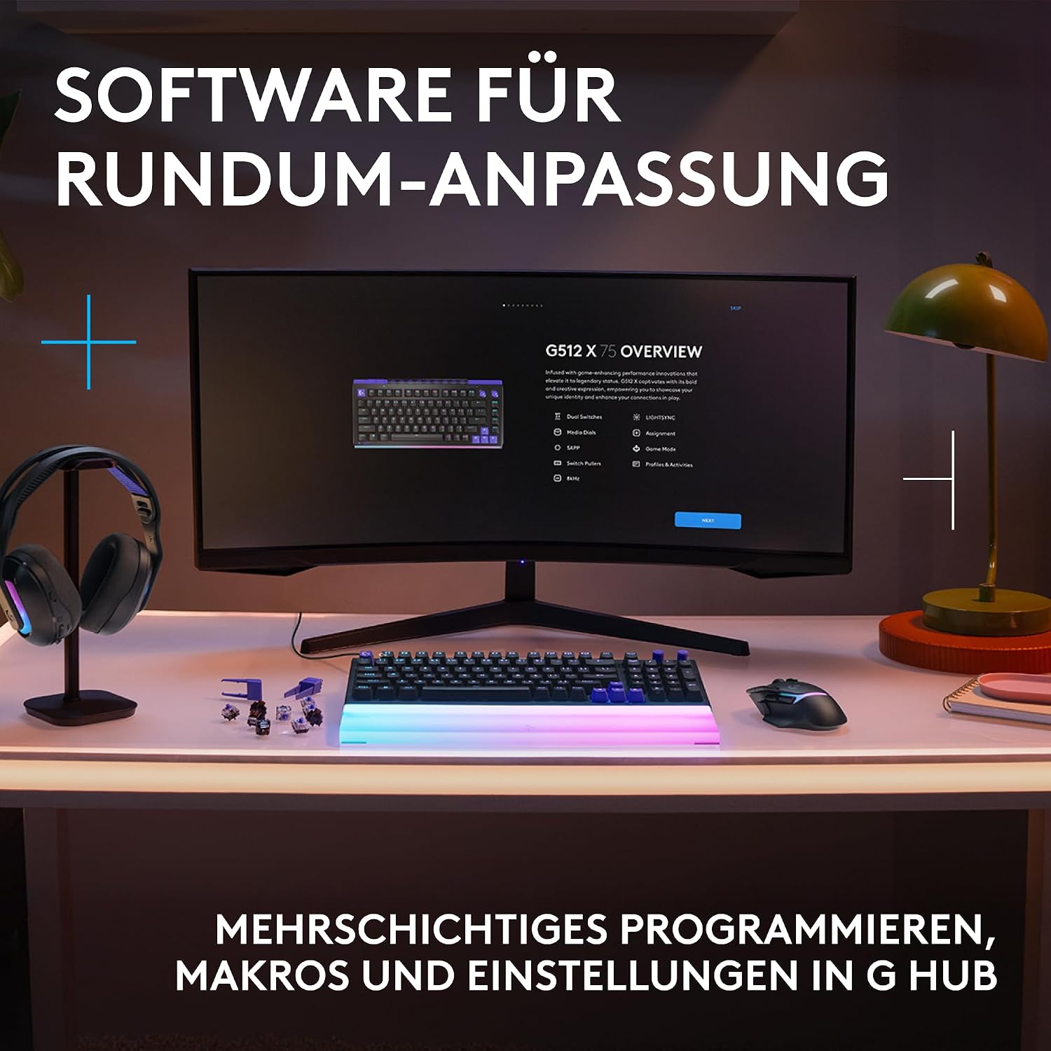 Logitech G G512 X 98 DUAL SWAP (Schwarz) – Bild 9