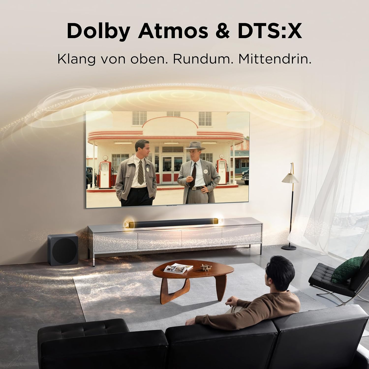 TCL A65K 3.1.2-Kanal-Soundbar für TV mit Subwoofer, Dolby Atmos – Bild 8