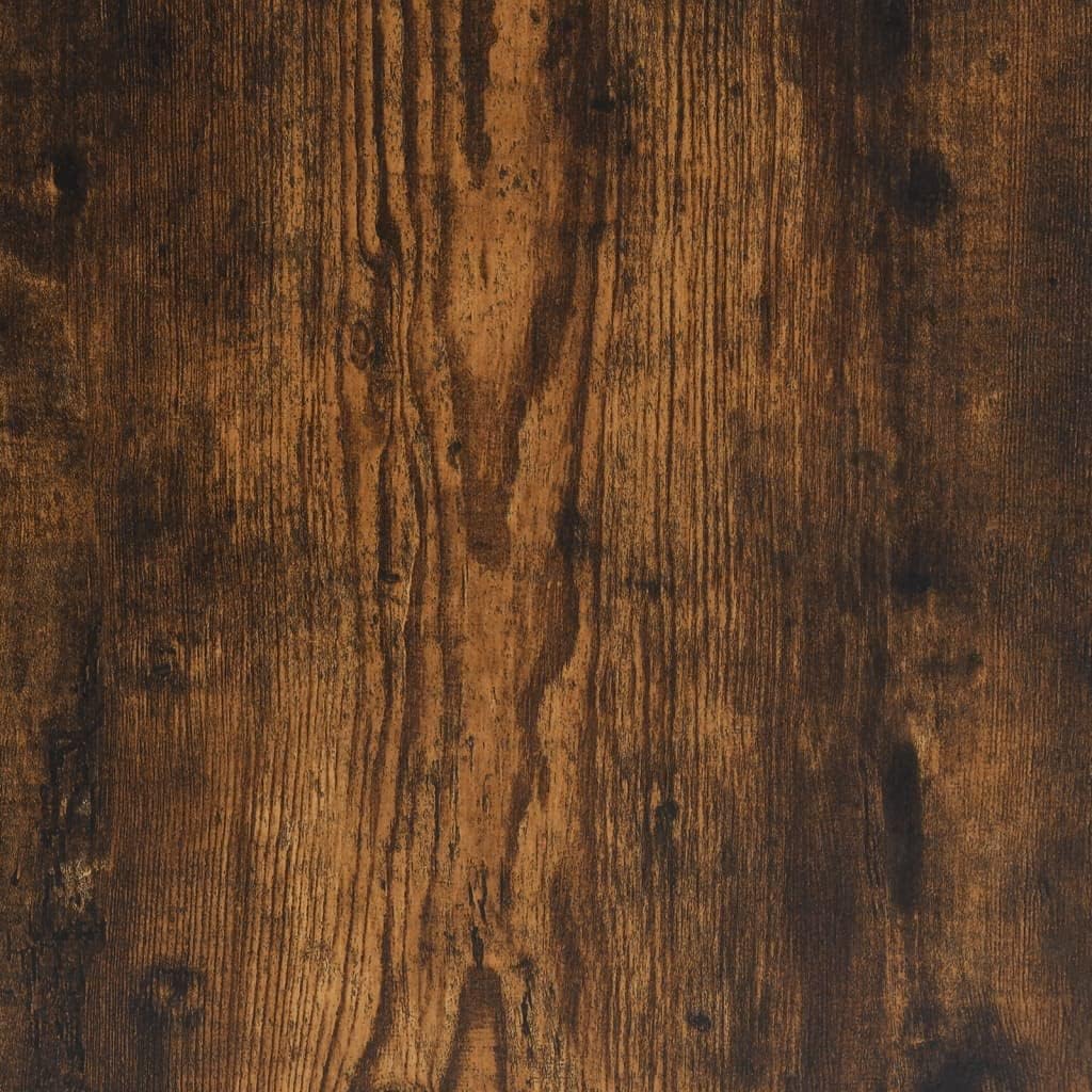 vidaXL Bettgestell mit Kopfteil Räuchereiche 90x190 cm Holzwerkstoff – Bild 8