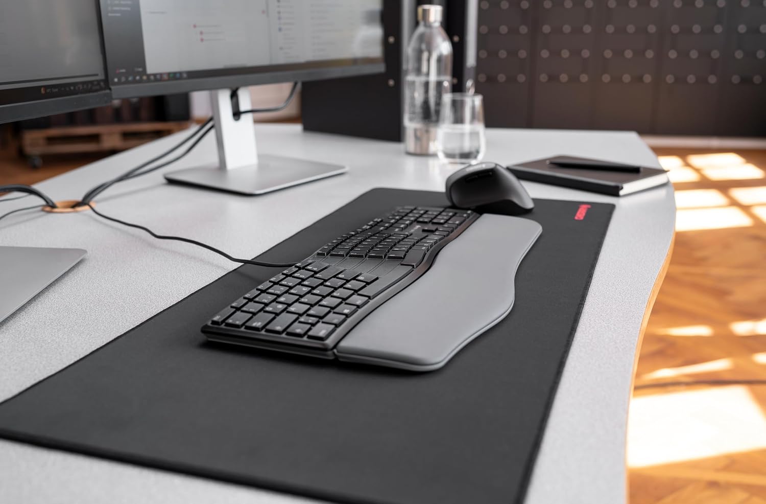 CHERRY KC 4500 Ergo, Ergonomische Tastatur, Deutsch QWERTZ, Schwarz – Bild 2