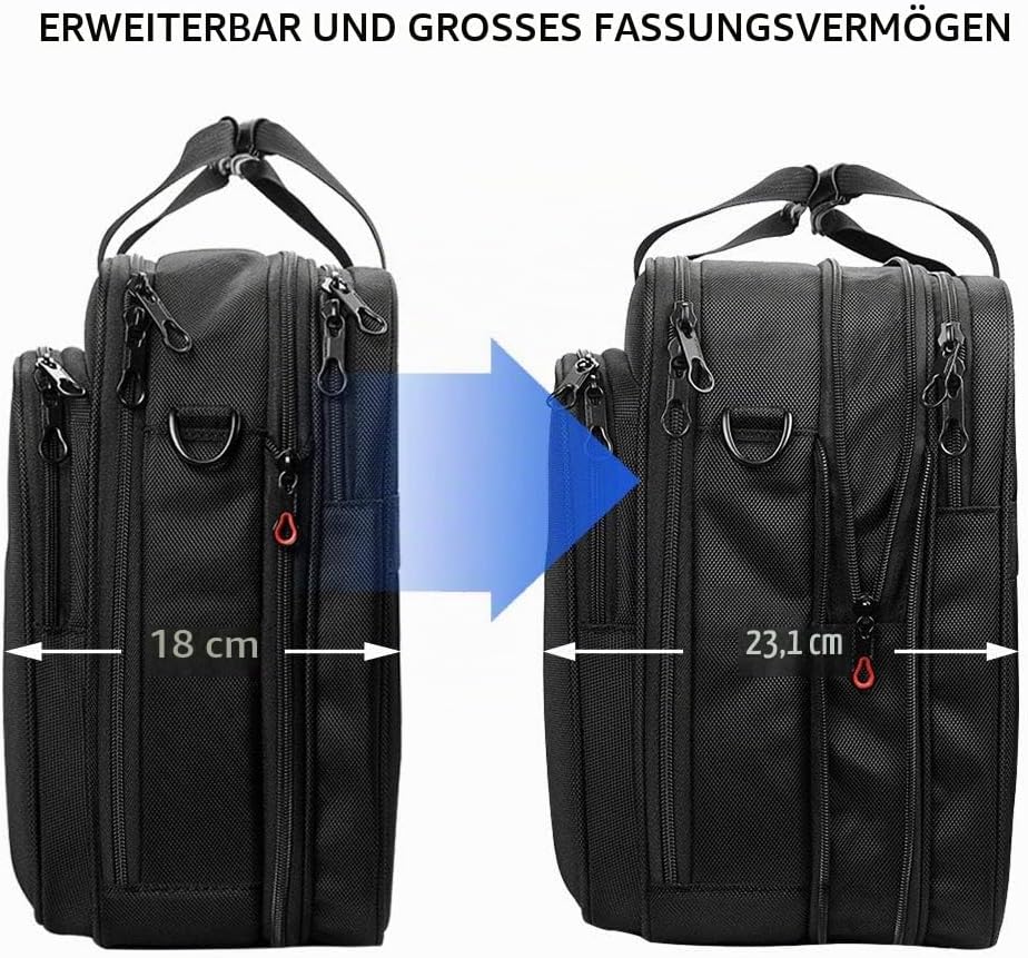 KROSER Laptop Tasche 18,5 Zoll Aktentasche Zu 18 Zoll Laptop – Bild 3
