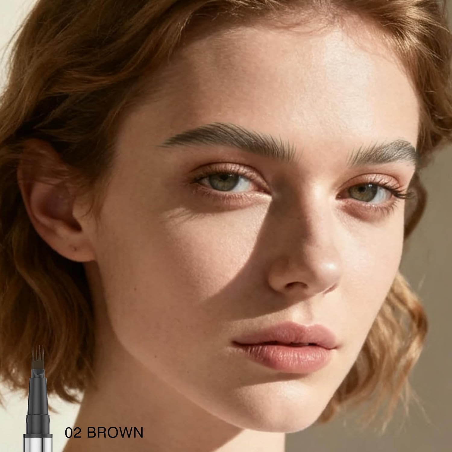 Microblading Augenbrauenstift, Wasserfest & Langanhaltend, Präzise Ultra-Fine Spitze für Natürliche, Volle Augenbrauen, Bis zu 12 Stunden Halt, Cruelty-Free & Vegan (02 Brown) – Bild 6