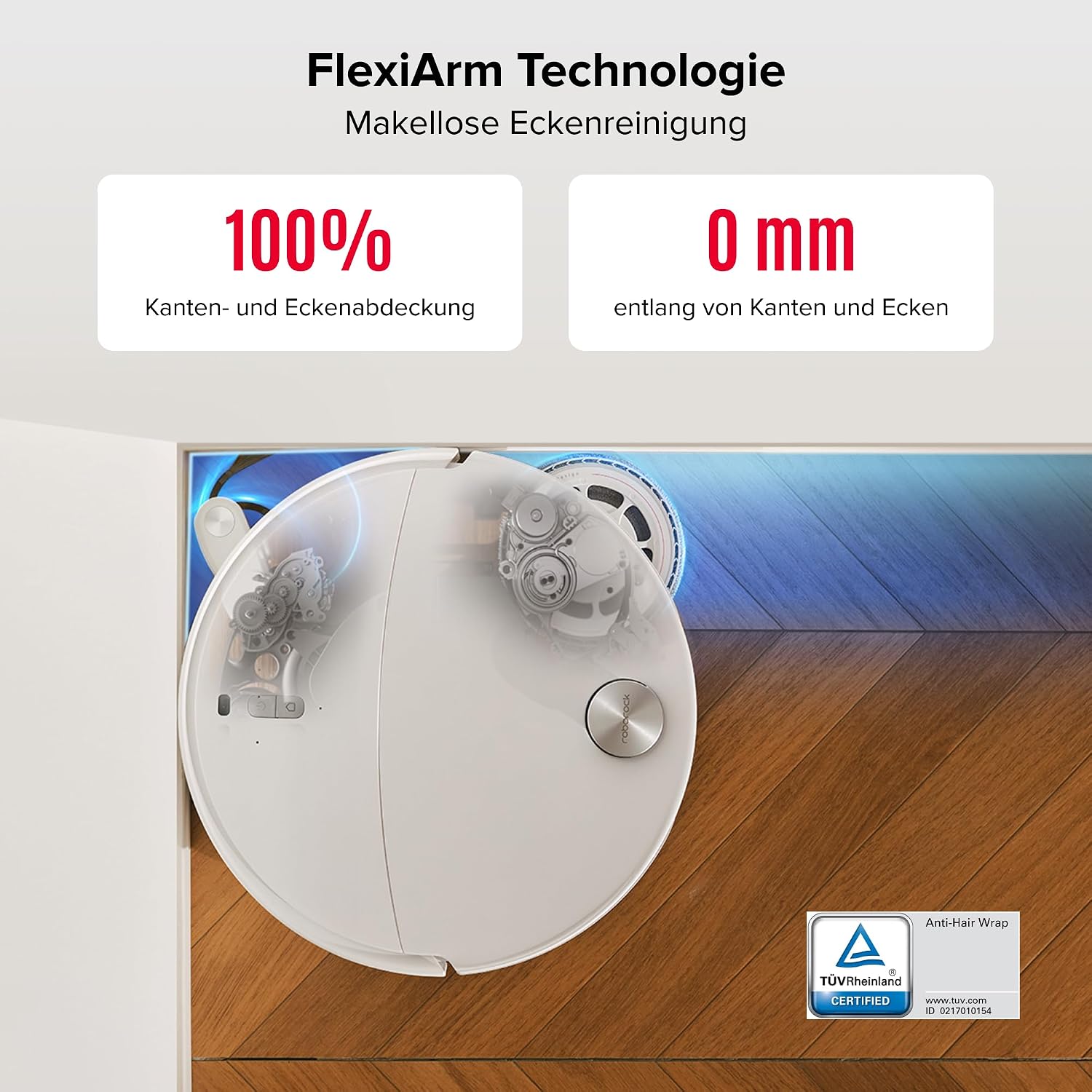 roborock Qrevo Curv 2 Pro Saugroboter mit Wischfunktion&Hebarem Wischmopp – Bild 5
