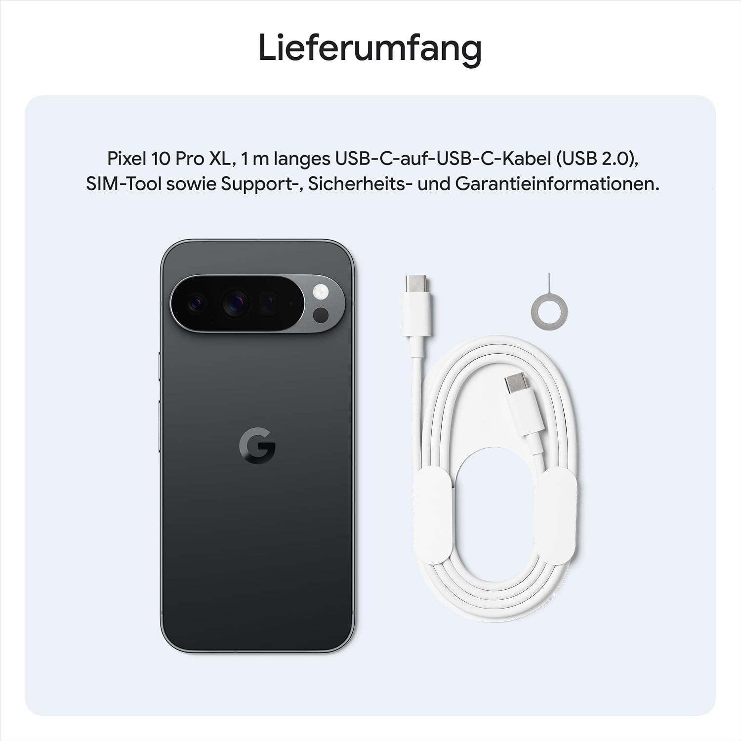 Google Pixel 10 Pro XL – Android-Smartphone ohne SIM-Lock, mit Gemini, Dreifach-Rückkamera, mehr als 24 Stunden Akkulaufzeit und 6,8 Zoll großem Super Actua-Display – Obsidian, 256GB – Bild 11