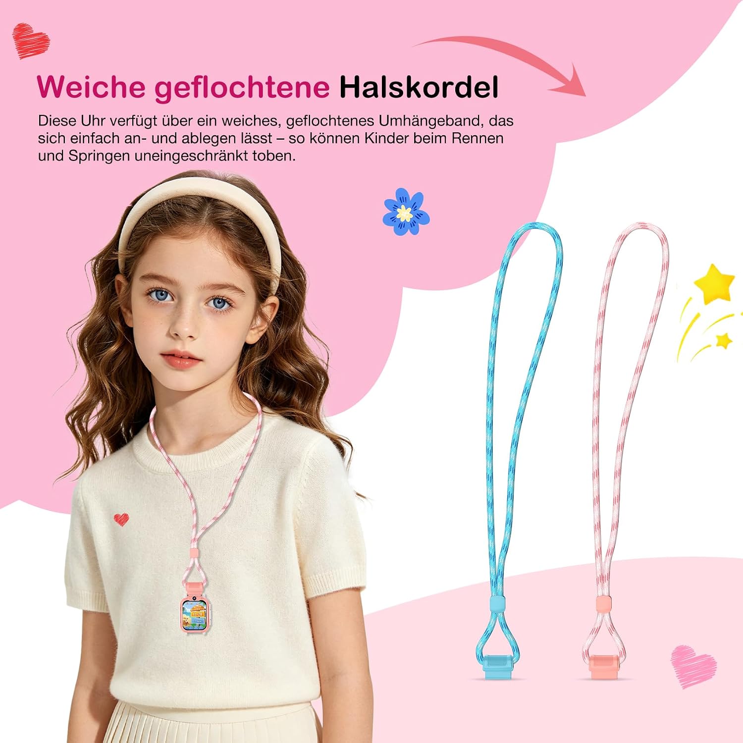 4G Smartwatch Kinder mit GPS und Telefon, SOS-Taste, Schulmodus – Bild 8