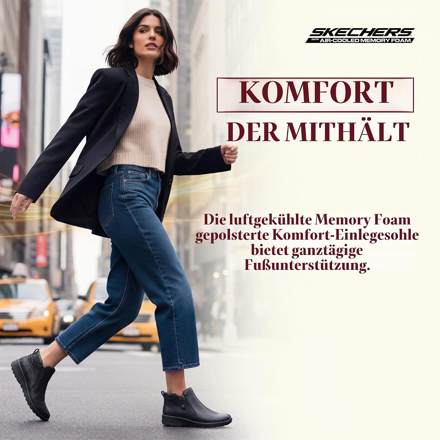 Skechers Damen Lovely Vibe Fall in BloomStiefelette – Bild 7